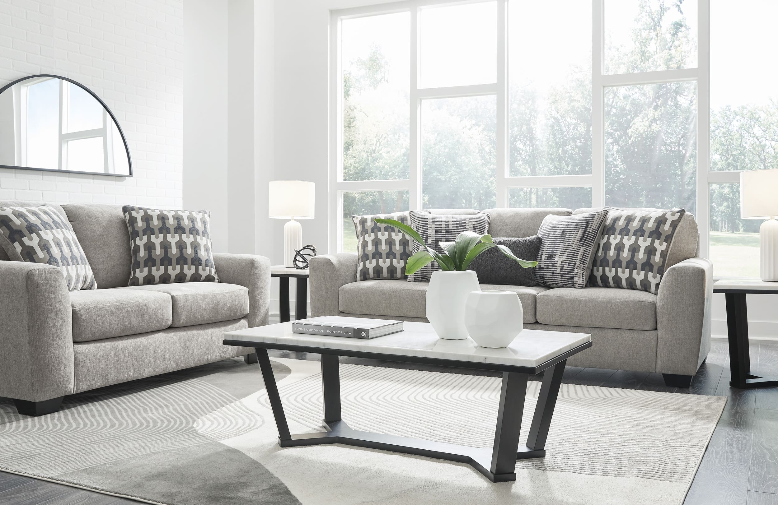 Ashley Avenal Park Sofa and Loveseat