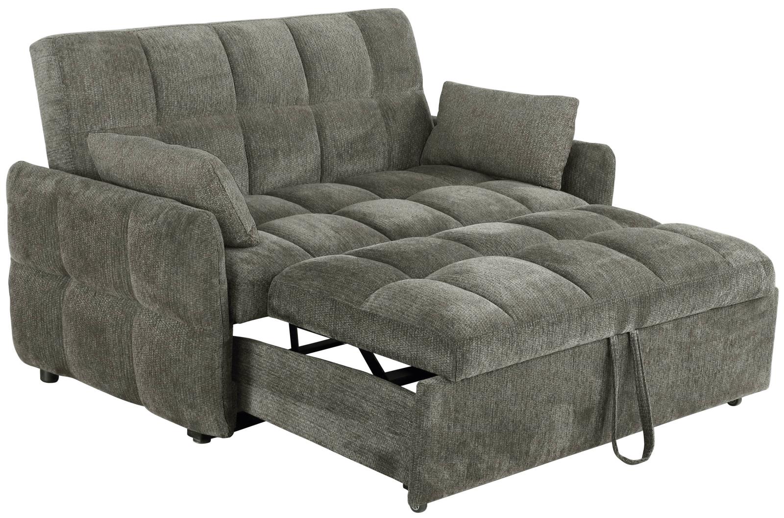 Cosmopolitan Collection Tufted Cushion Sleeper Sofa Bed tufting