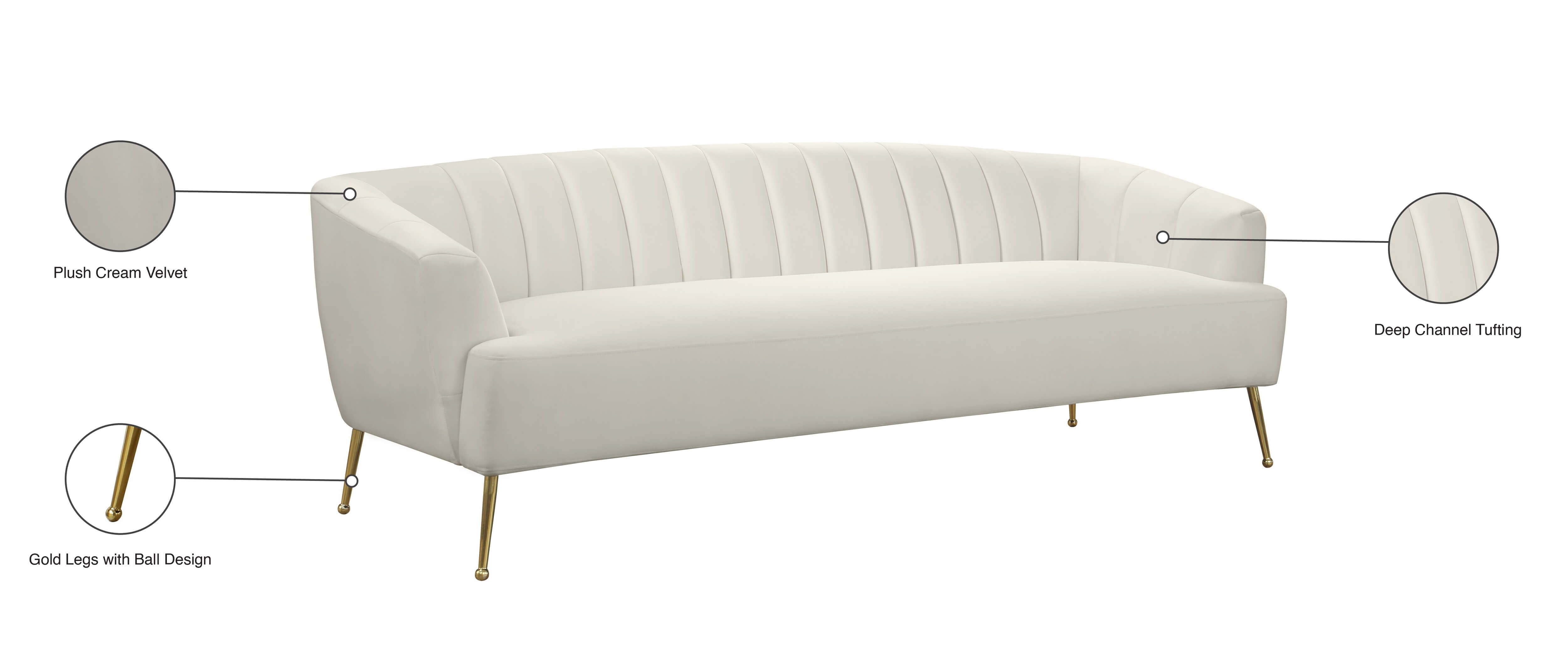 Tori Velvet Sofa
