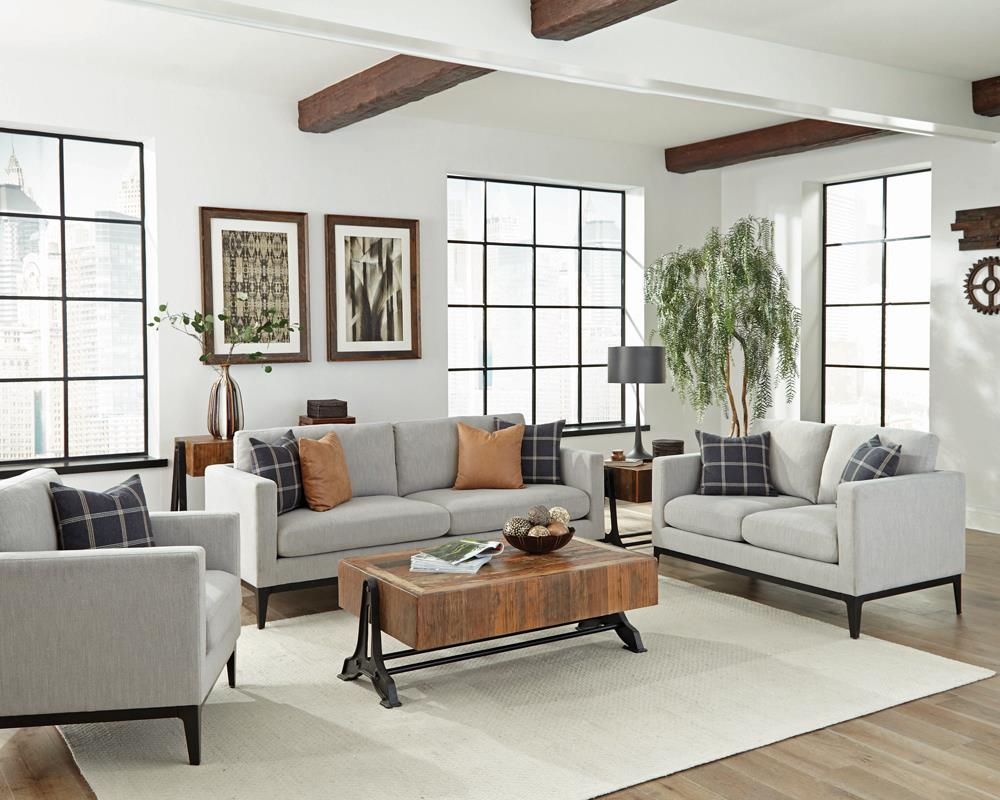 Apperson Cushioned Back Fabric Loveseat