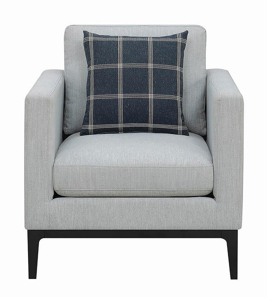 Apperson Cushioned Back Fabric Arm Chair