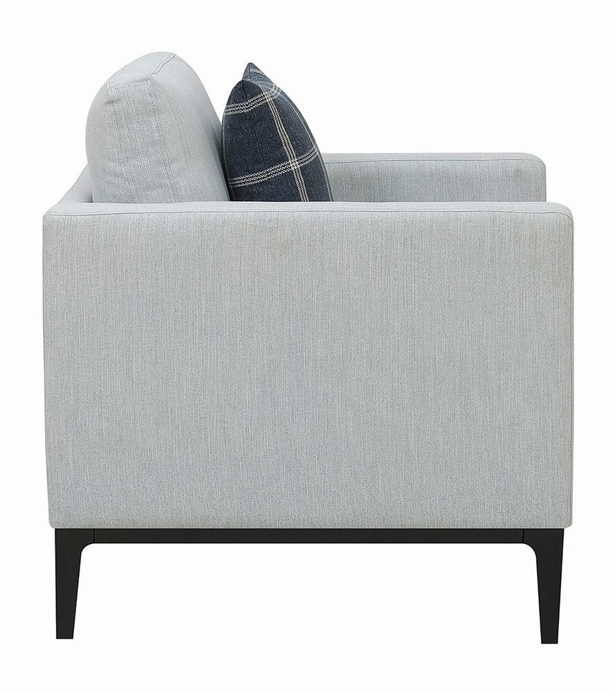 Apperson Cushioned Back Fabric Arm Chair