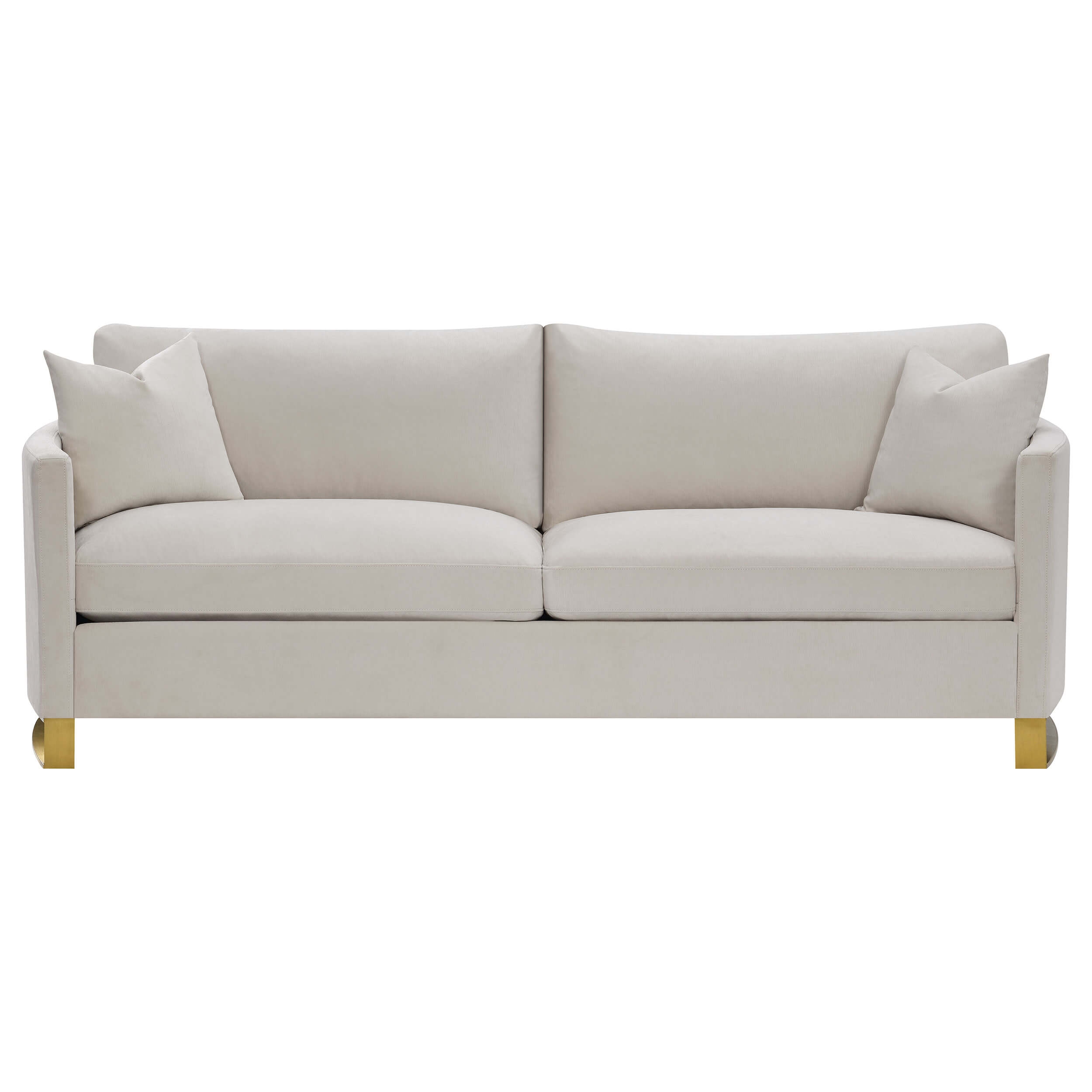 Corliss Chenille Arched Arms Living Room Set