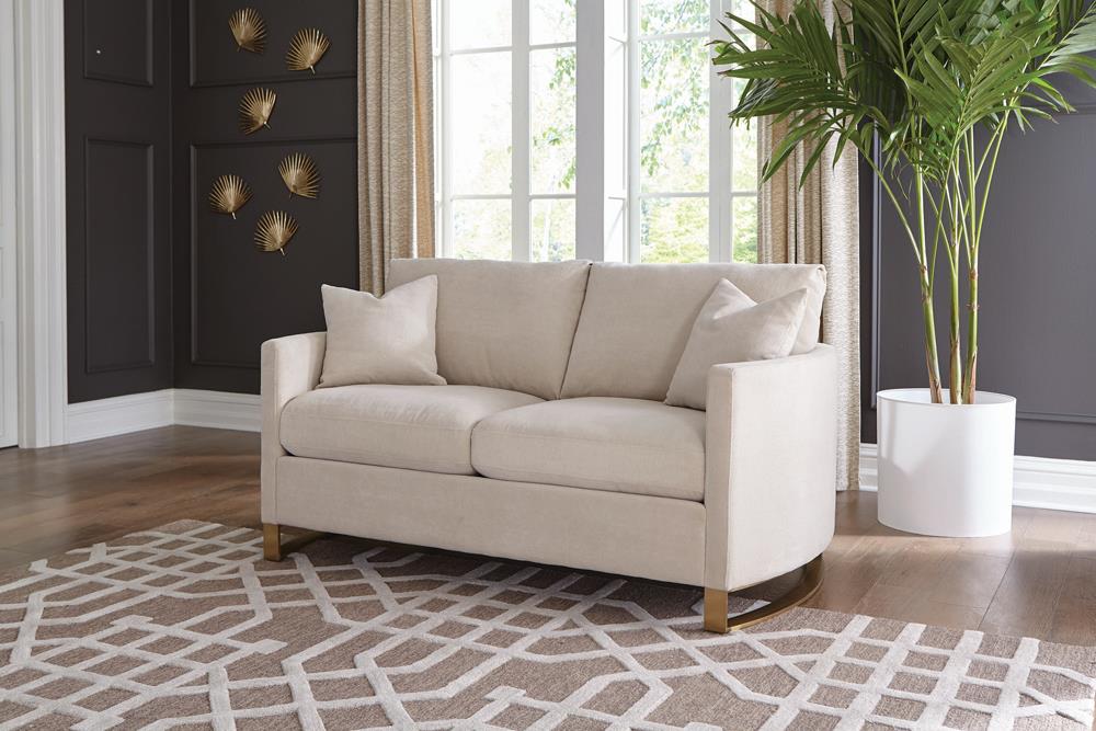 Rufo Beige Upholstered Cushion 