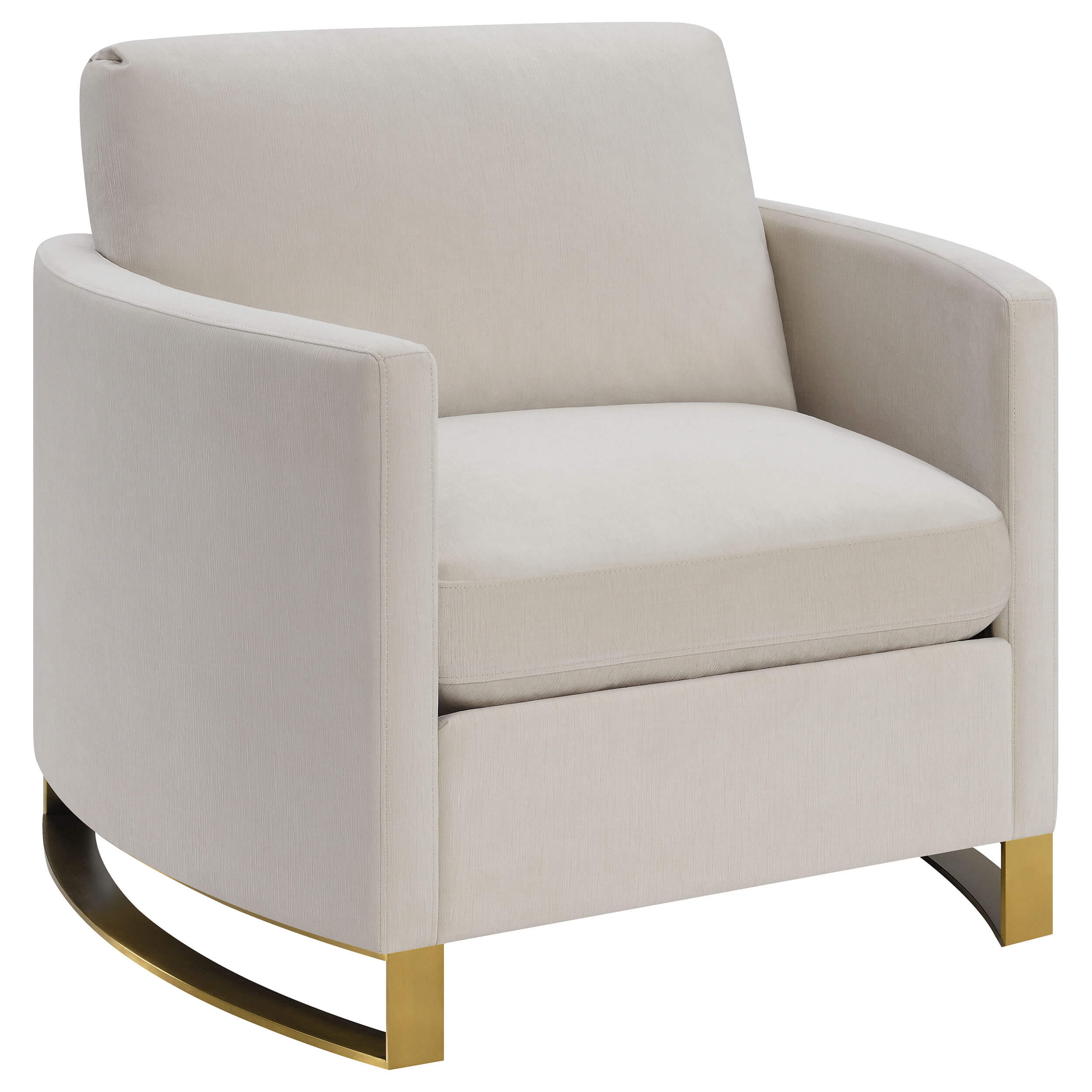 Corliss Chenille Arched Arms Living Room Set