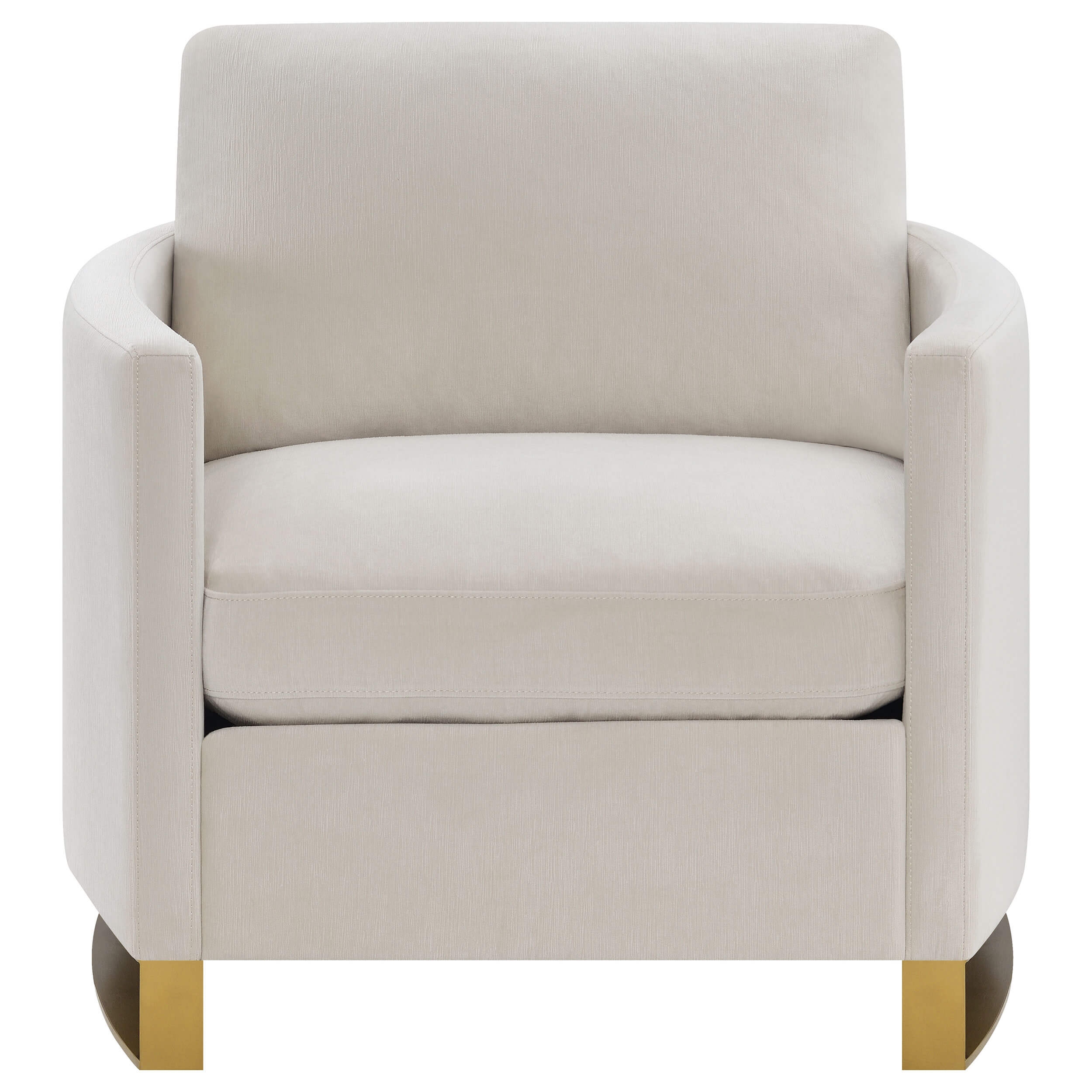 Corliss Chenille Arched Arms Chair
