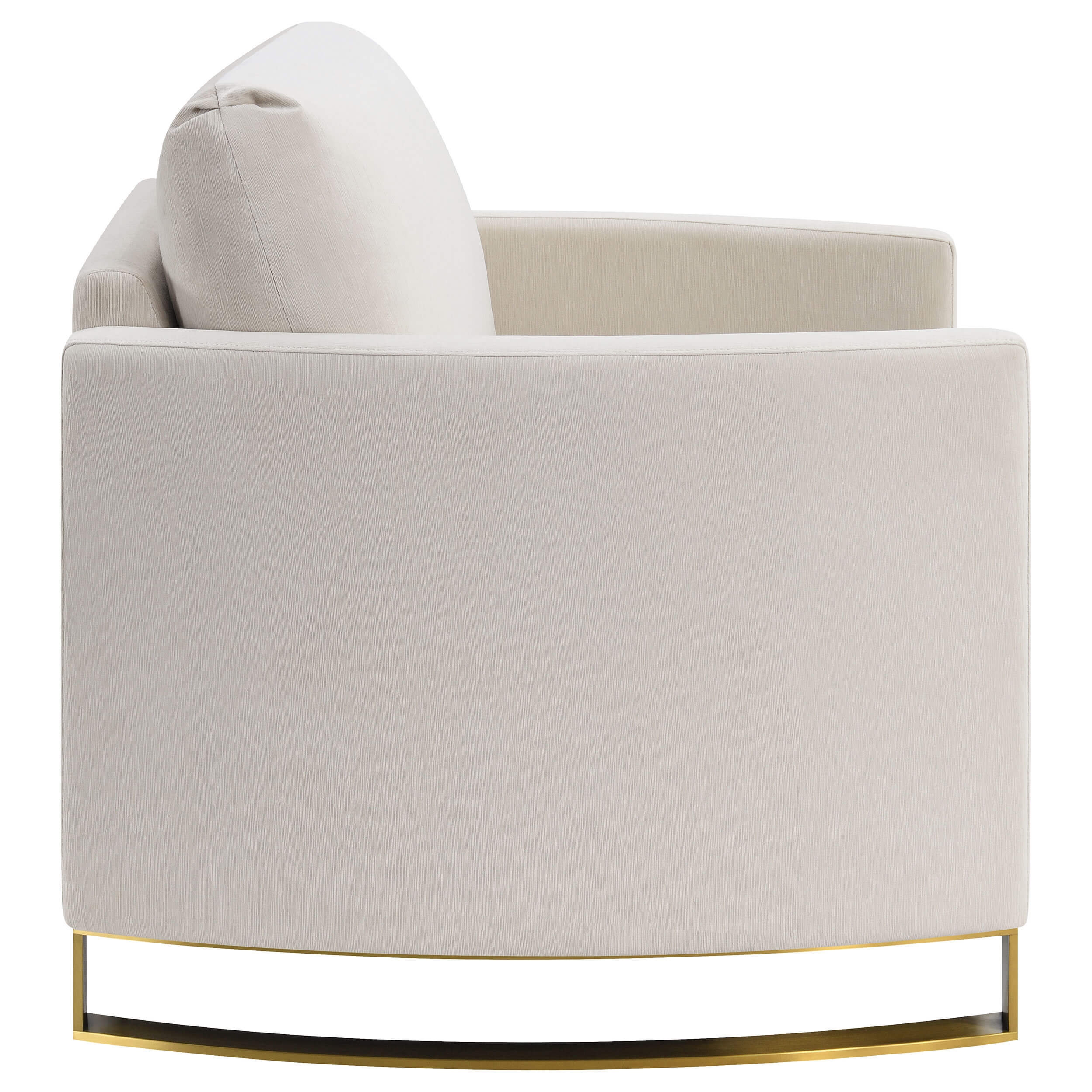 Corliss Chenille Arched Arms Chair