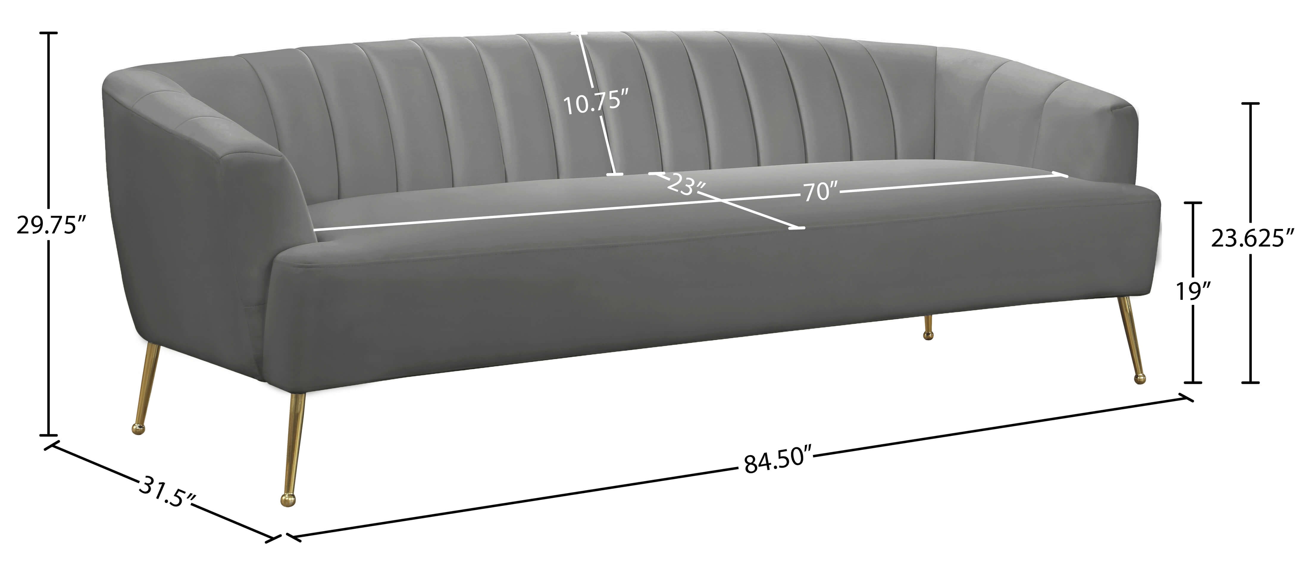 Tori Velvet Sofa
