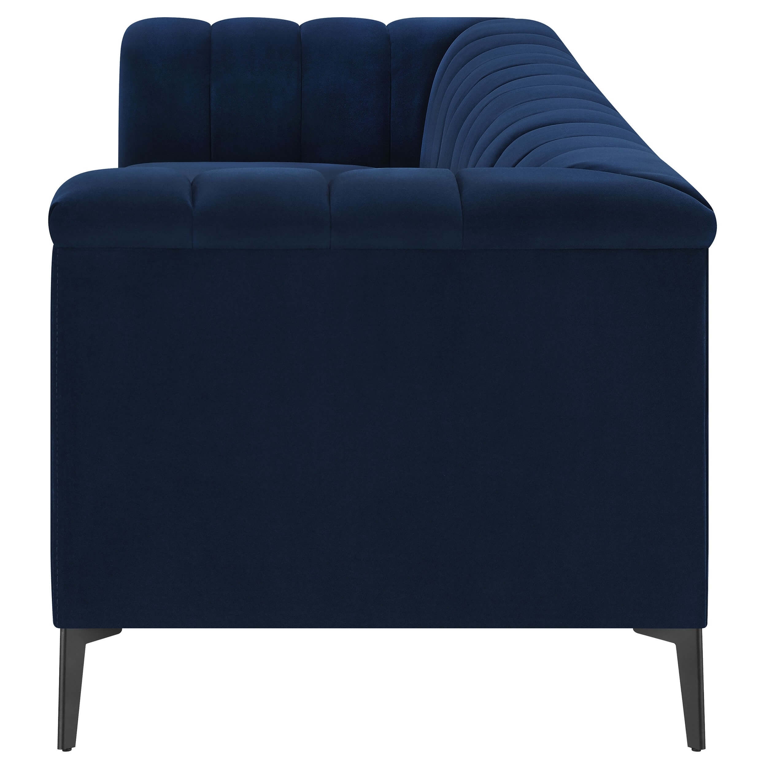 Chalet Tuxedo Arm Velvet Living Room Set