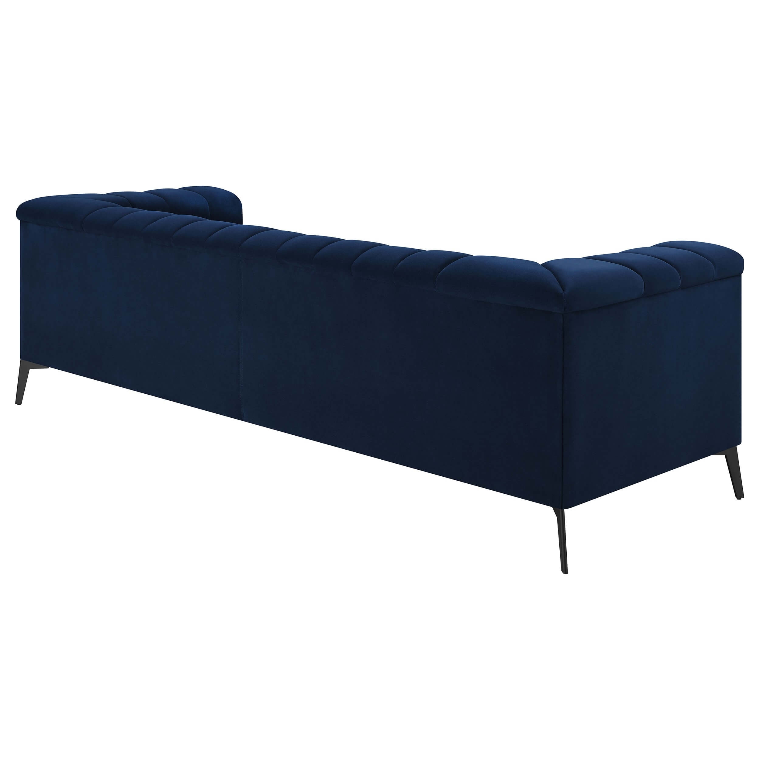 Chalet Tuxedo Arm Velvet Sofa