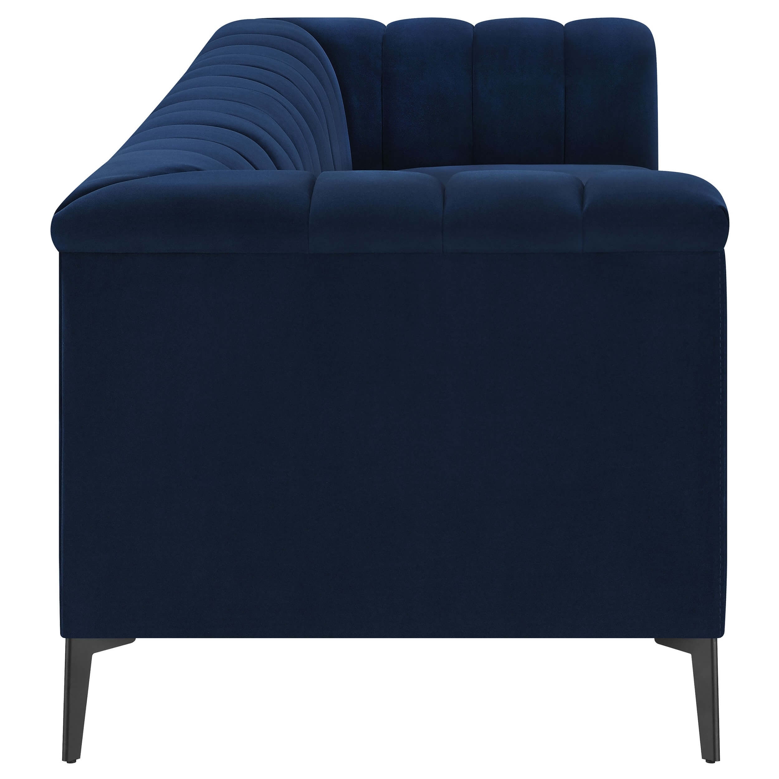 Chalet Tuxedo Arm Velvet Living Room Set