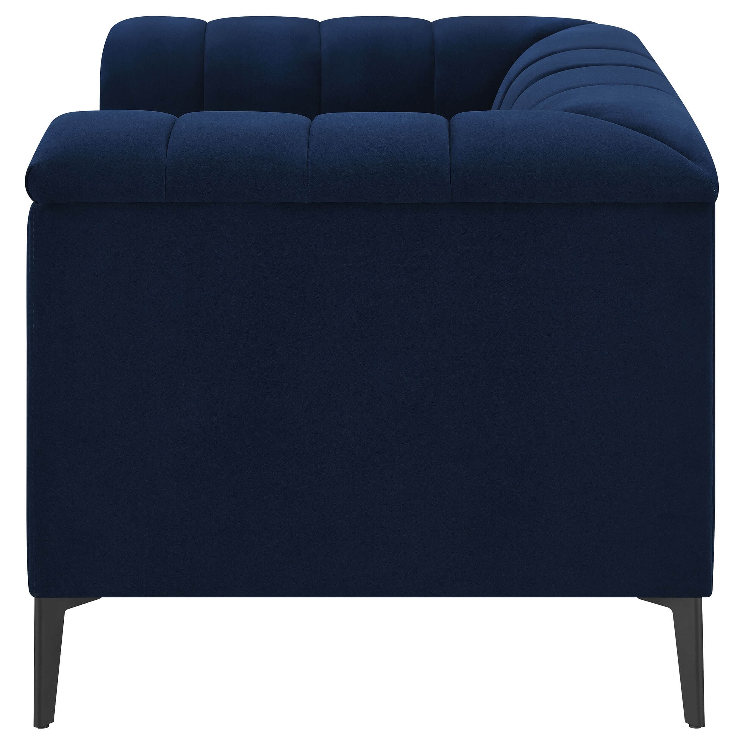 Chalet Tuxedo Velvet Arm Chair