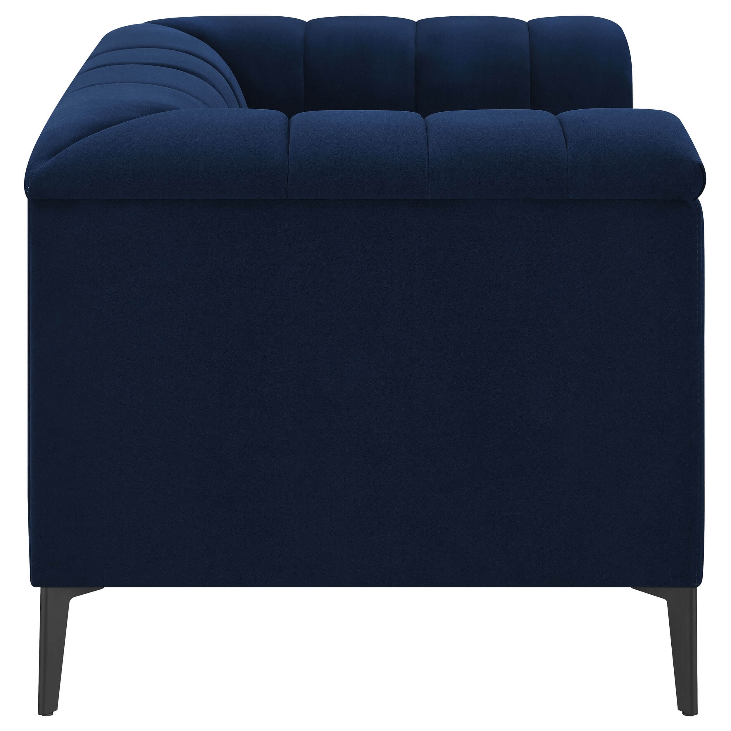 Chalet Tuxedo Velvet Arm Chair