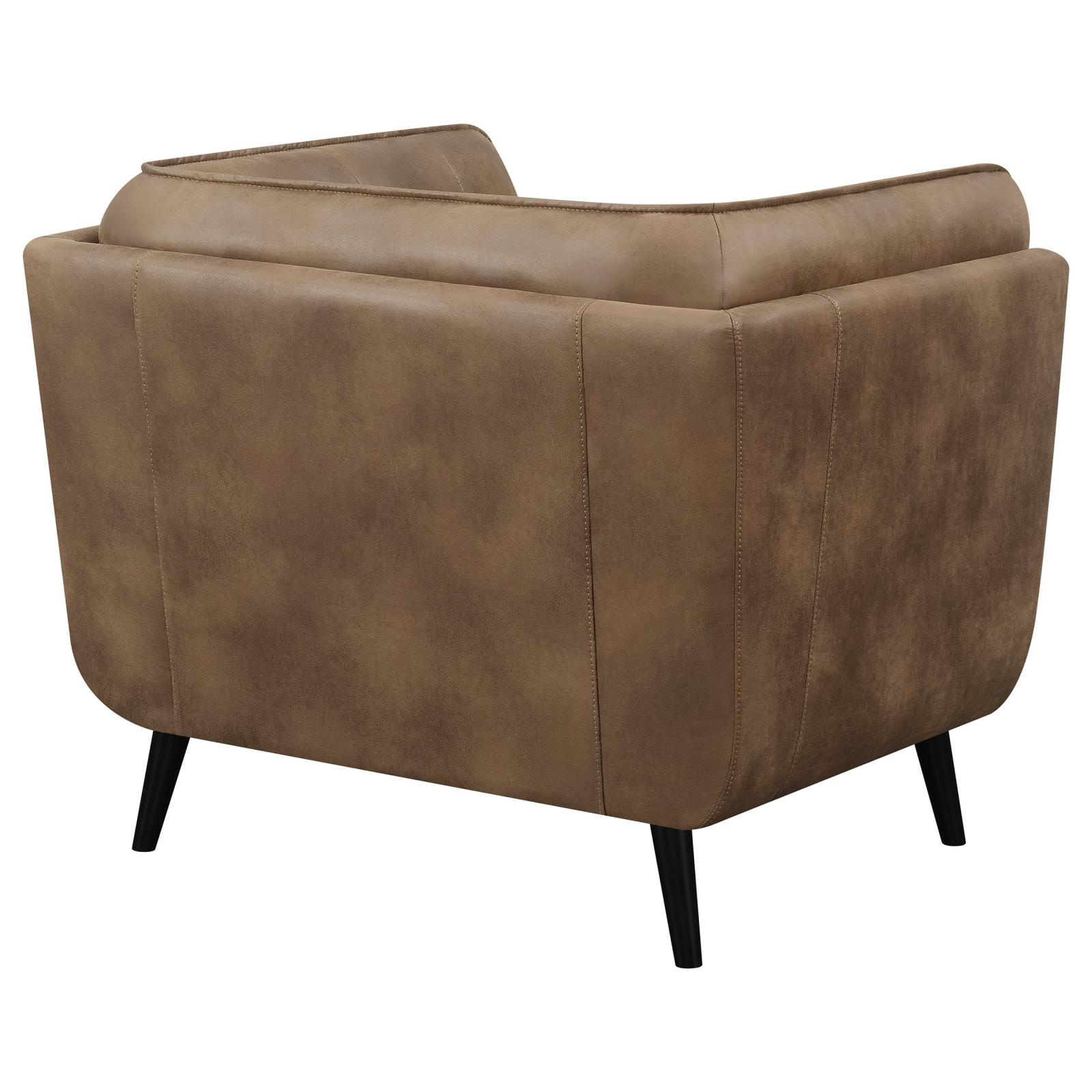Thatcher Leatherette Button Tufted Chair