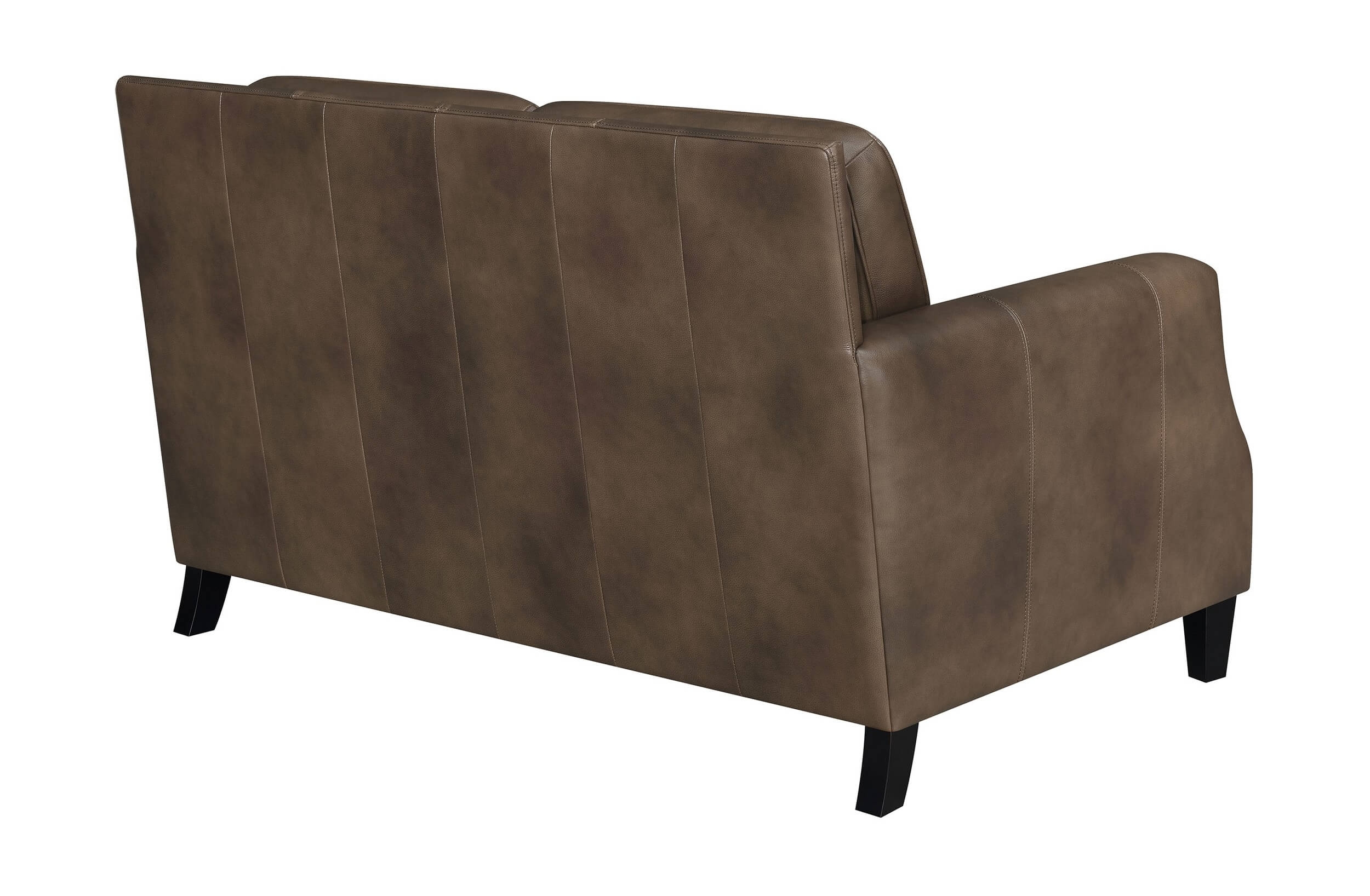 Leaton Recessed Arms Leather/Split Living Room Set