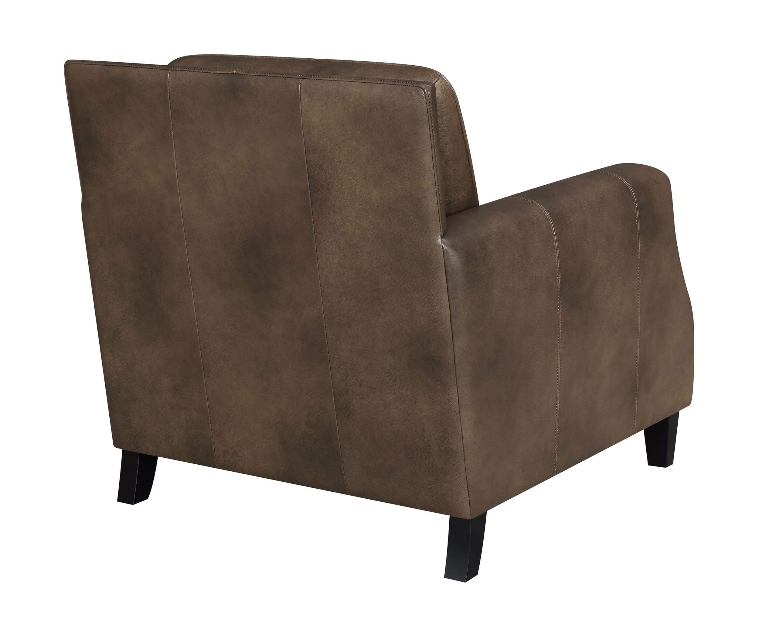 Leaton Recessed Arms Leather/Split Living Room Set