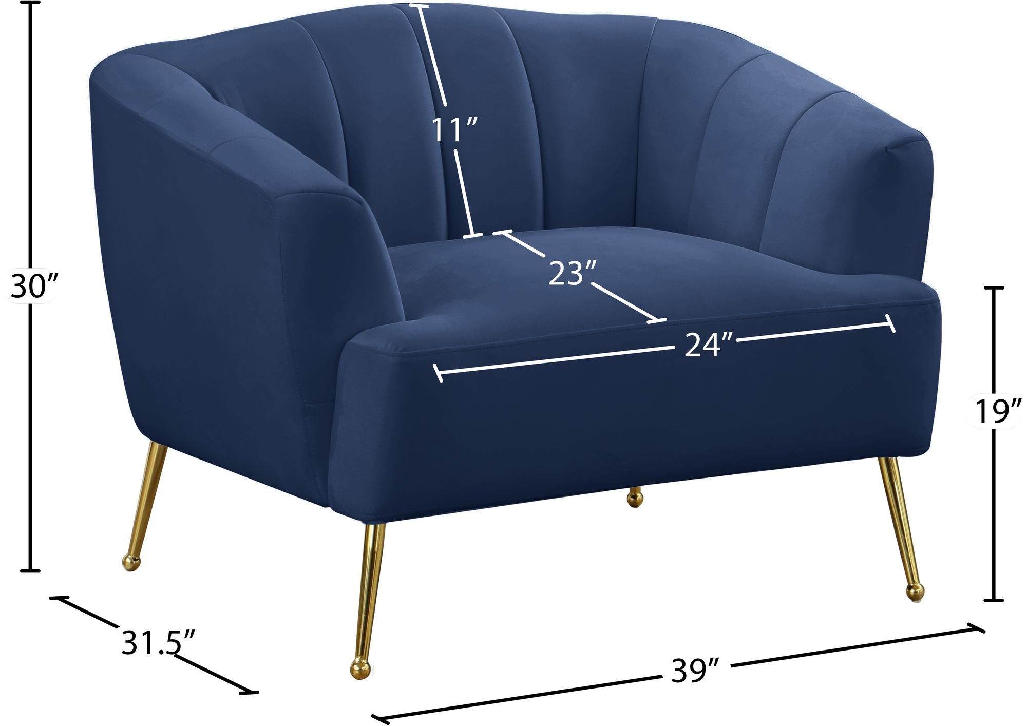 Tori Velvet Chair