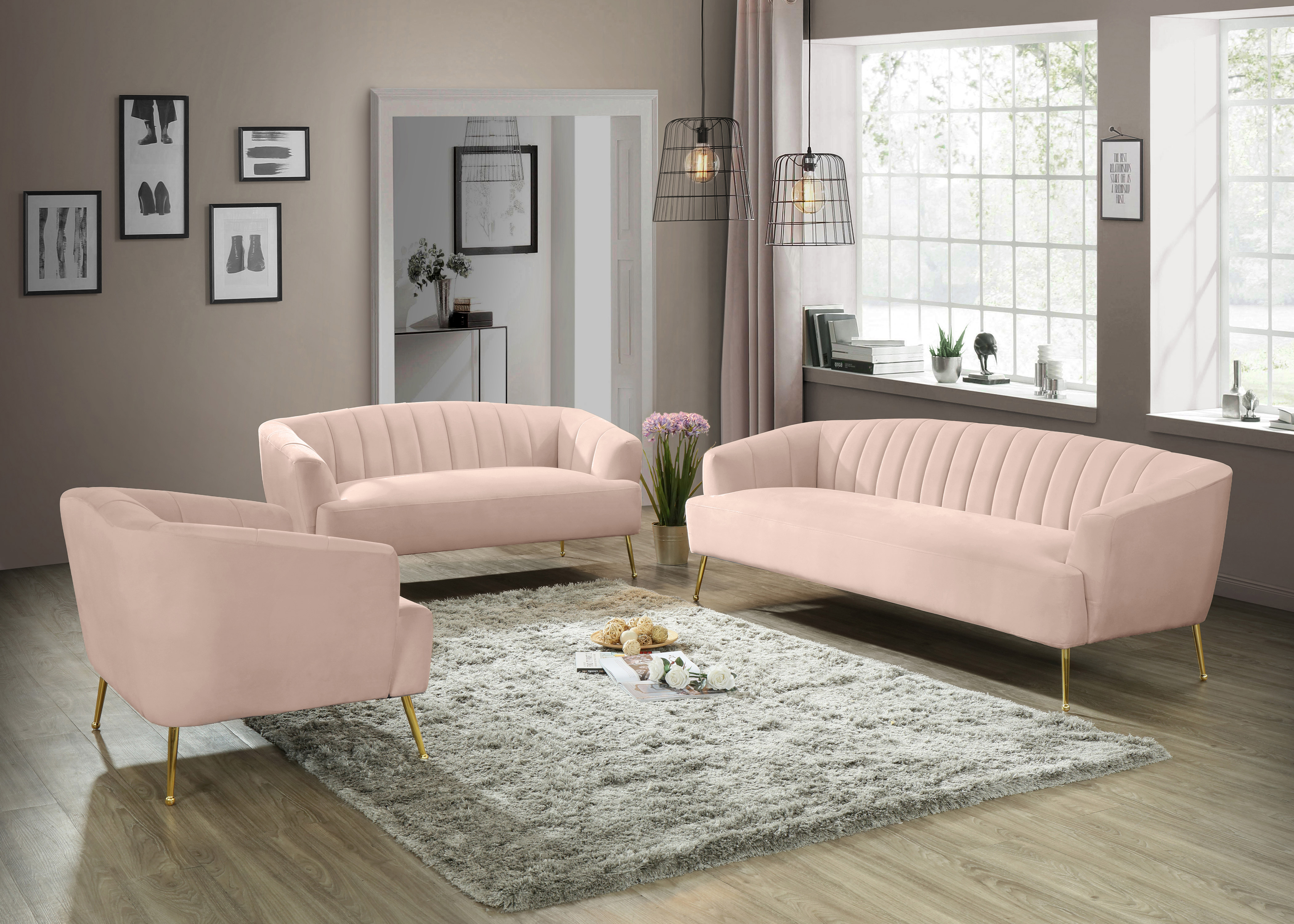 Tori Velvet Sofa