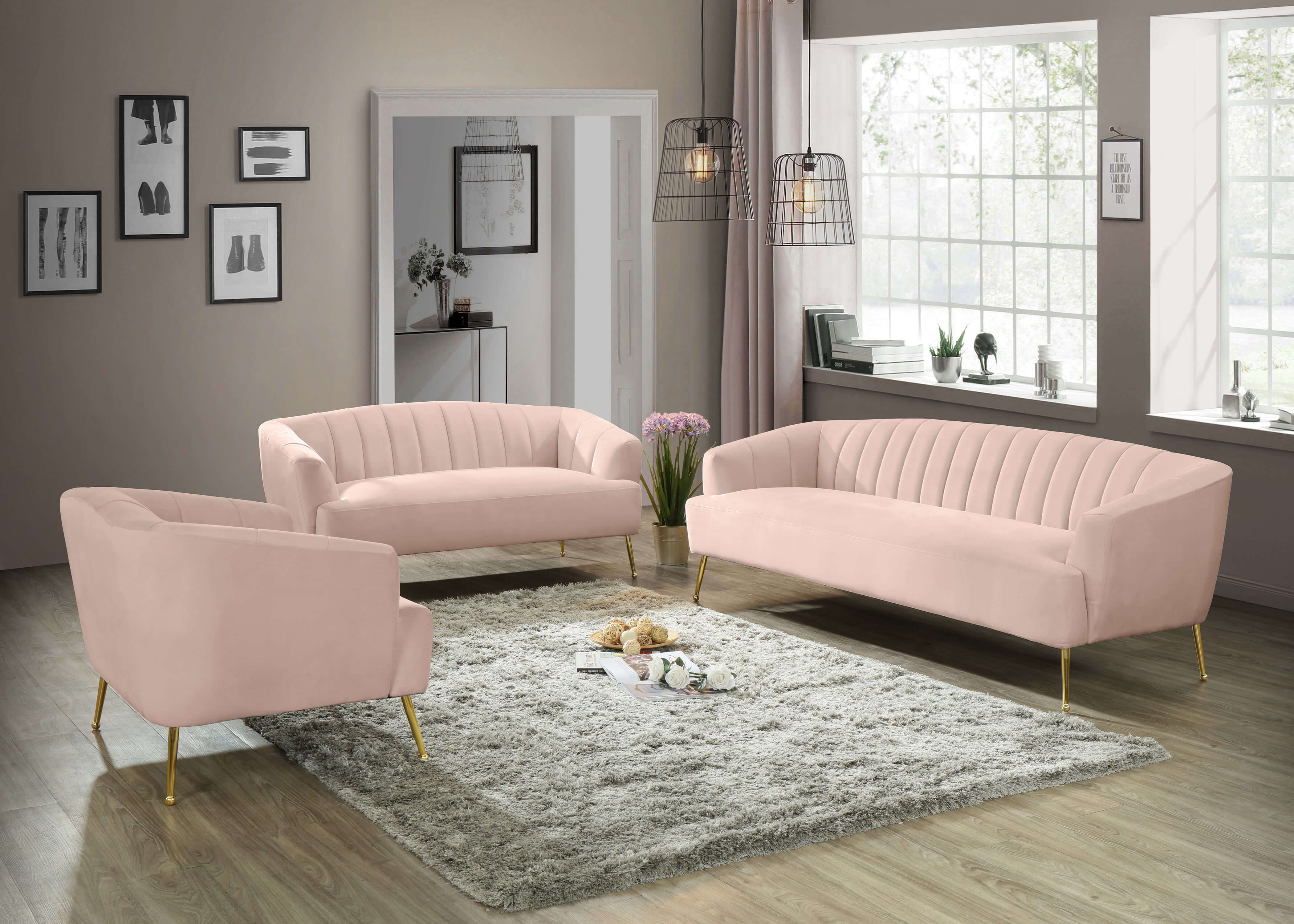 Tori Velvet Sofa