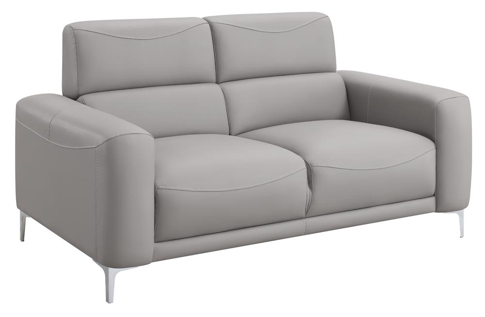 Glenmark Track Arm PU Living Room Set