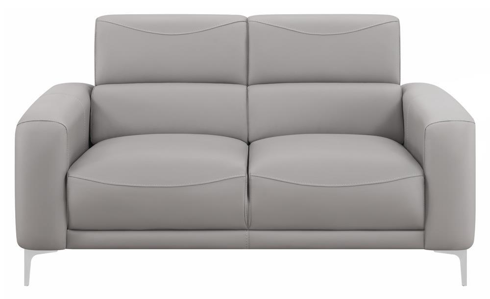 Glenmark Track Arm PU Loveseat