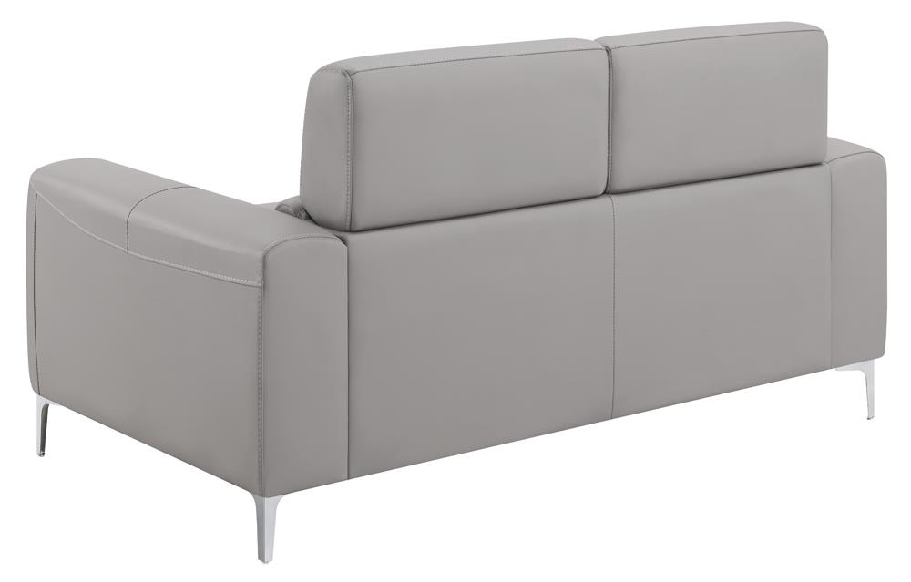 Glenmark Track Arm PU Loveseat
