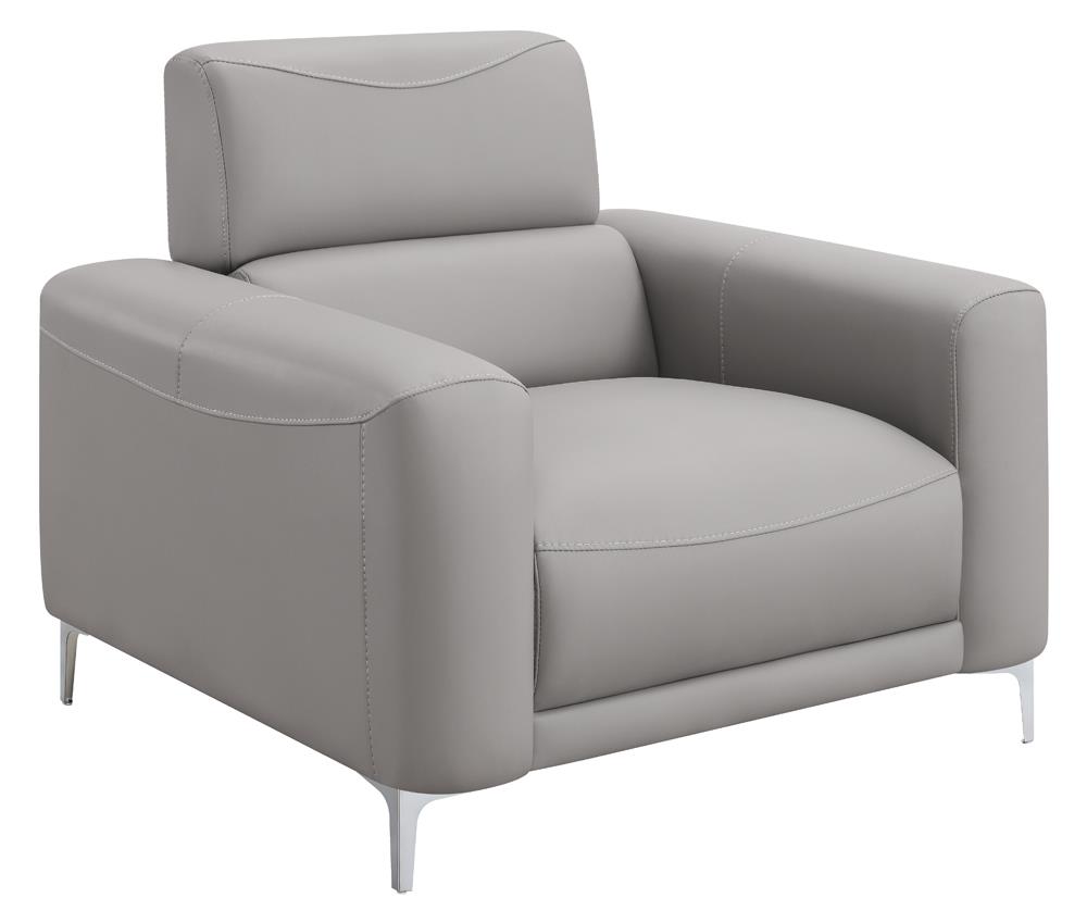 Glenmark Track Arm PU Living Room Set