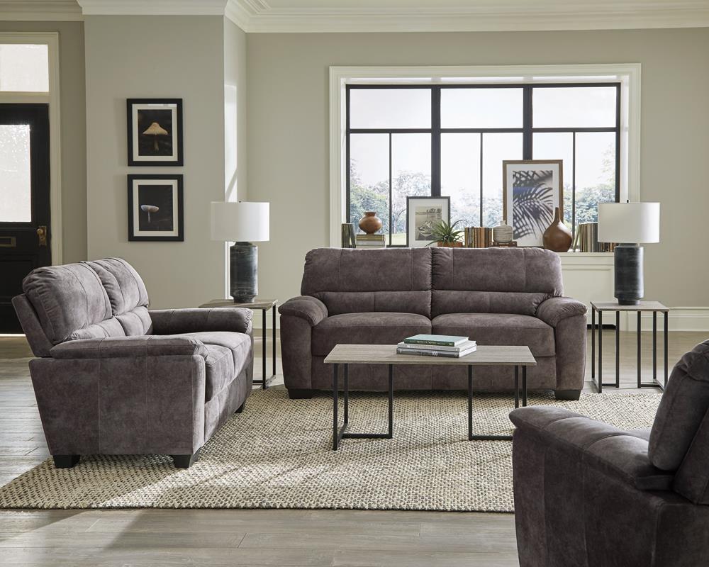 Hartsook Velvet Pillow Top Arm Loveseat