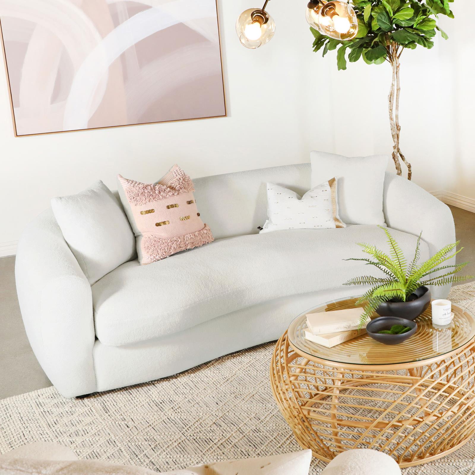 Isabella Faux Fur Tight Back Sofa
