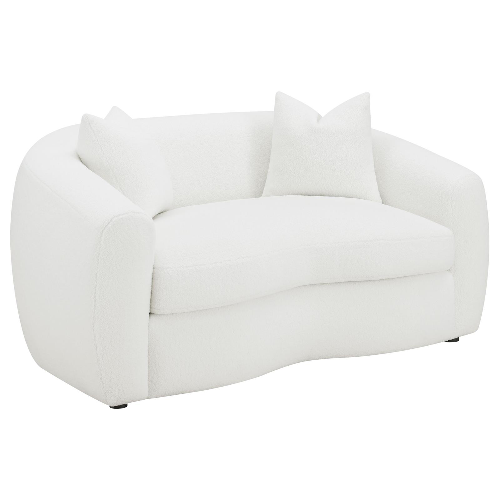 Isabella Faux Fur Tight Back Living Room Set