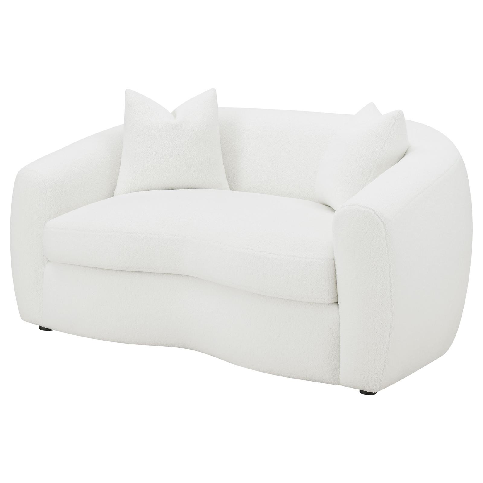 Isabella Faux Fur Tight Back Living Room Set