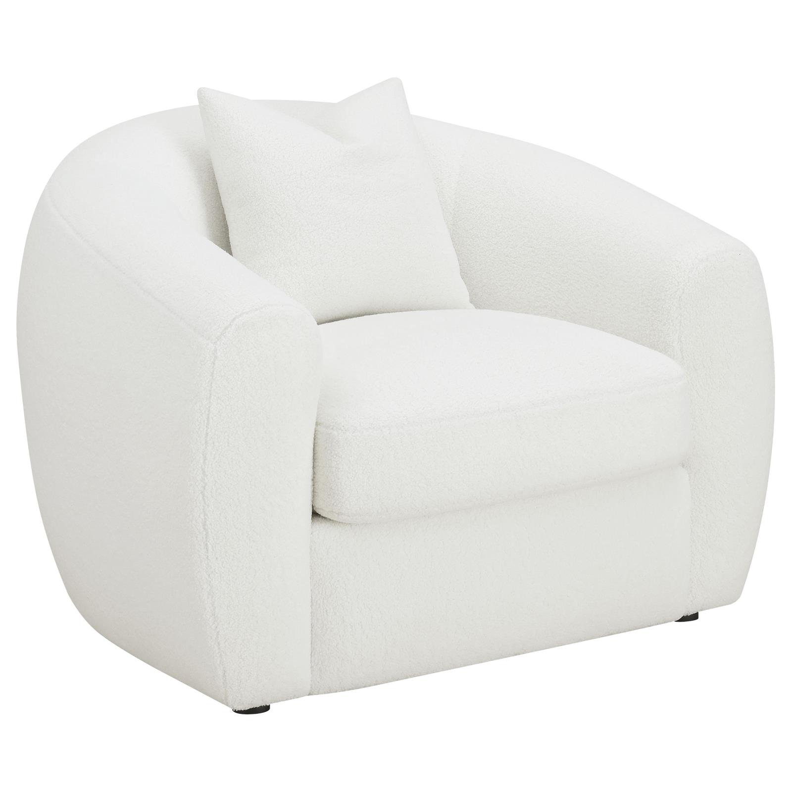 Isabella Faux Fur Tight Back Living Room Set