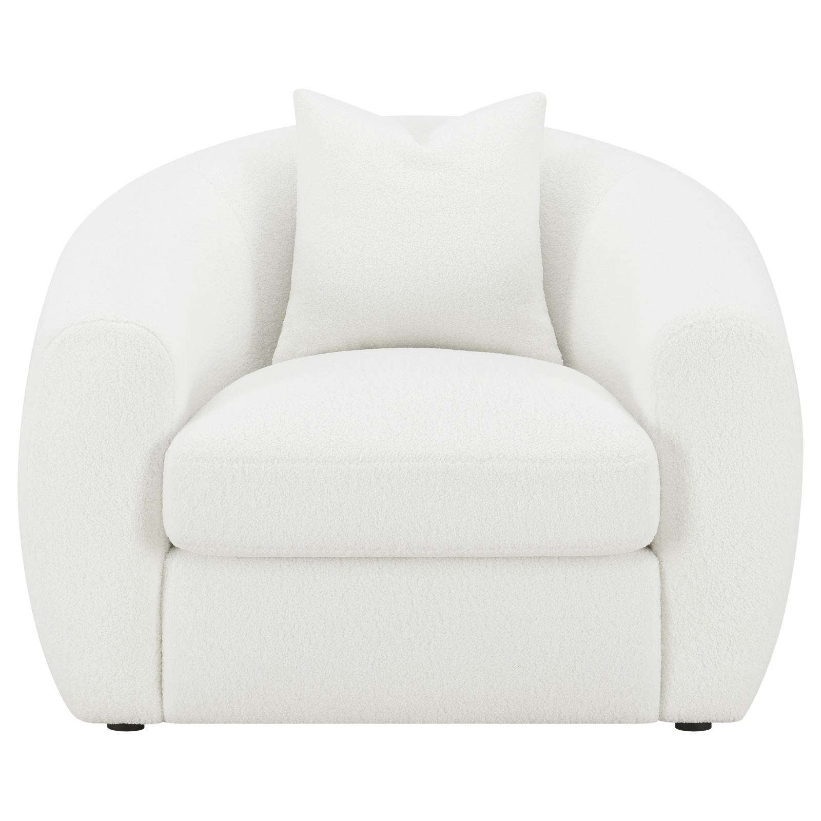 Isabella Faux Fur Tight Back Chair