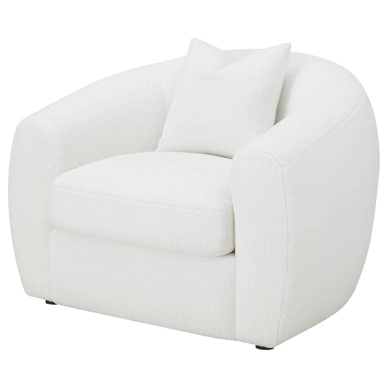 Isabella Faux Fur Tight Back Living Room Set