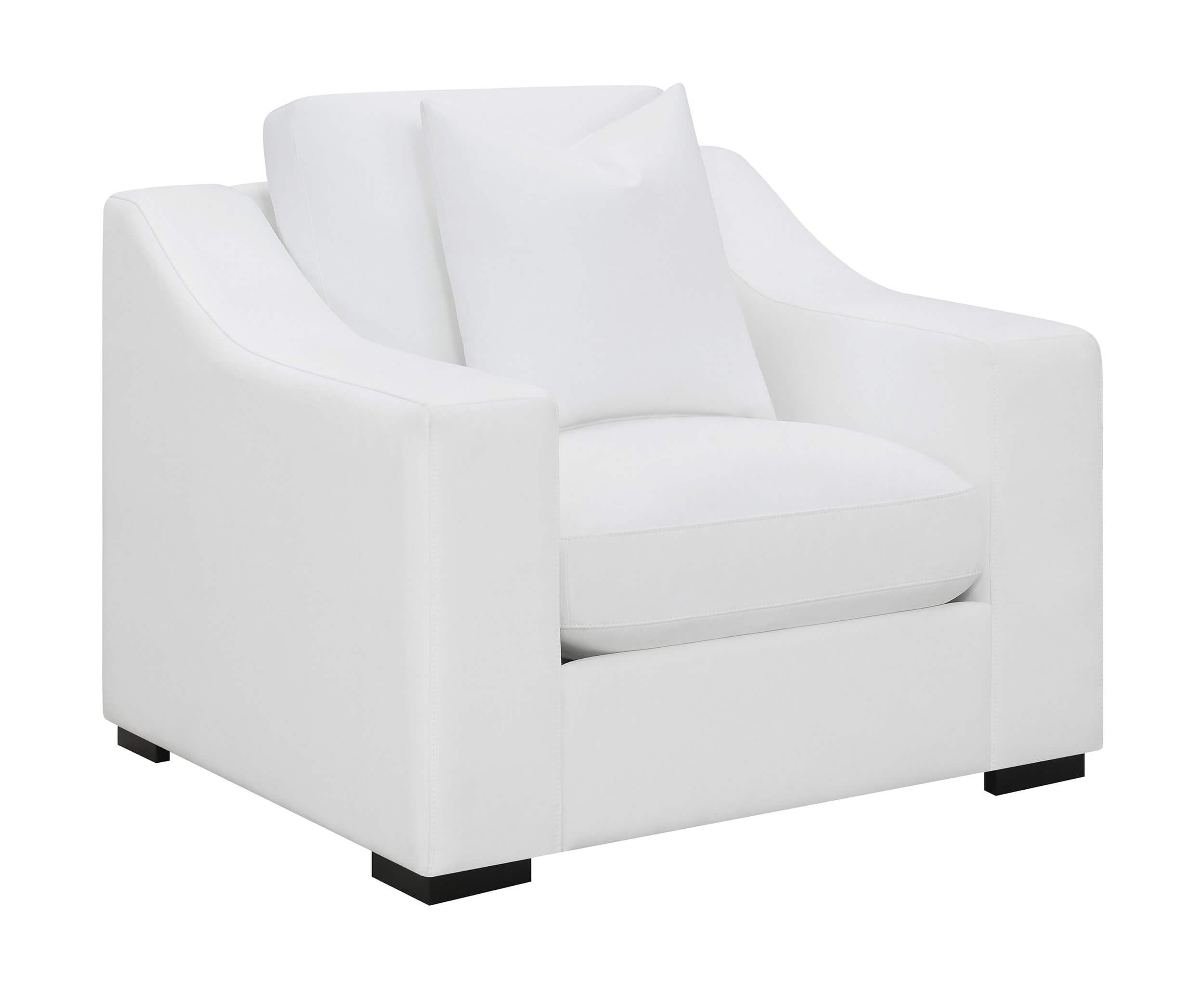 Ashlyn Fabric Sloped Arms Living Room Set