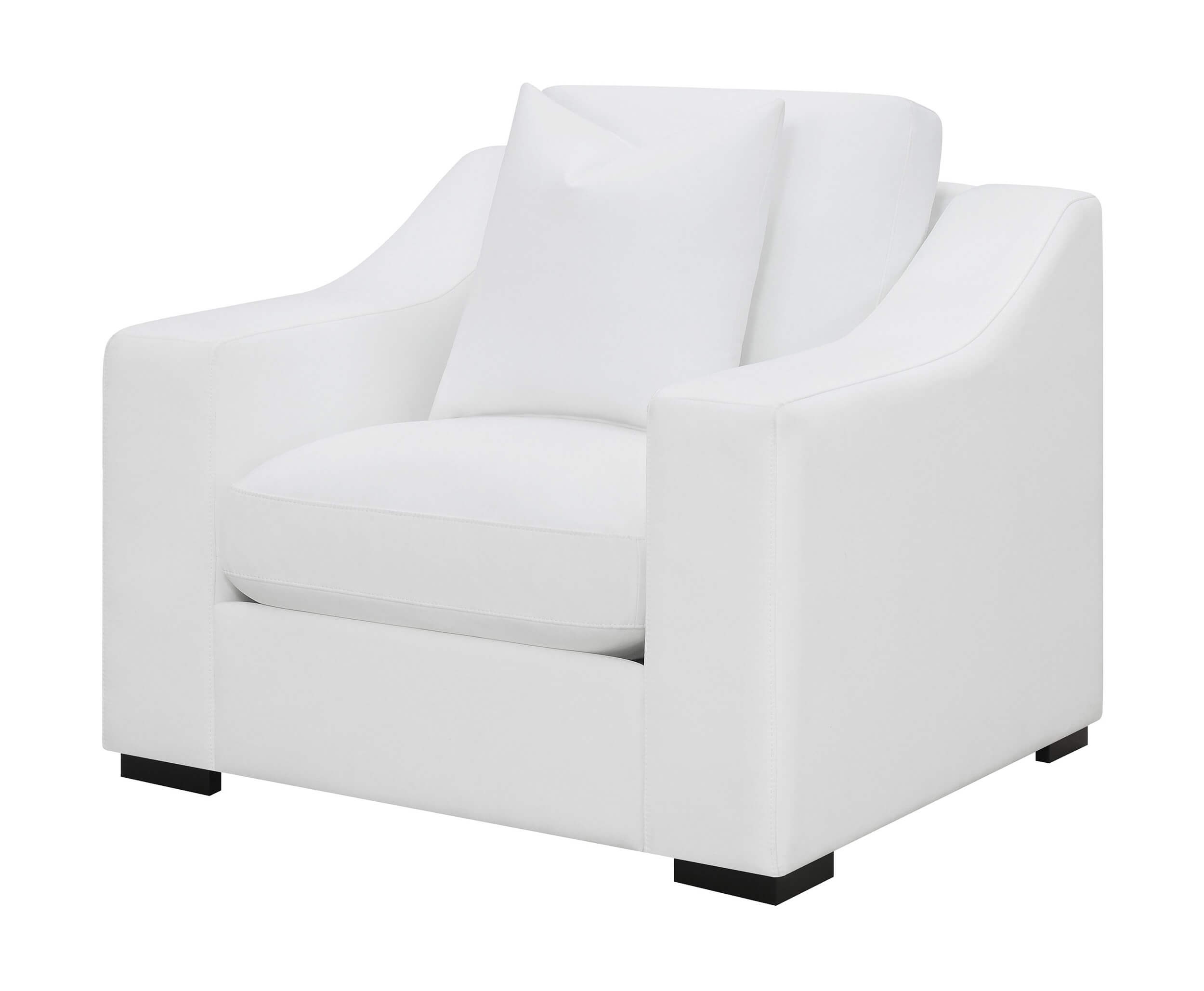 Ashlyn Fabric Sloped Arms Living Room Set