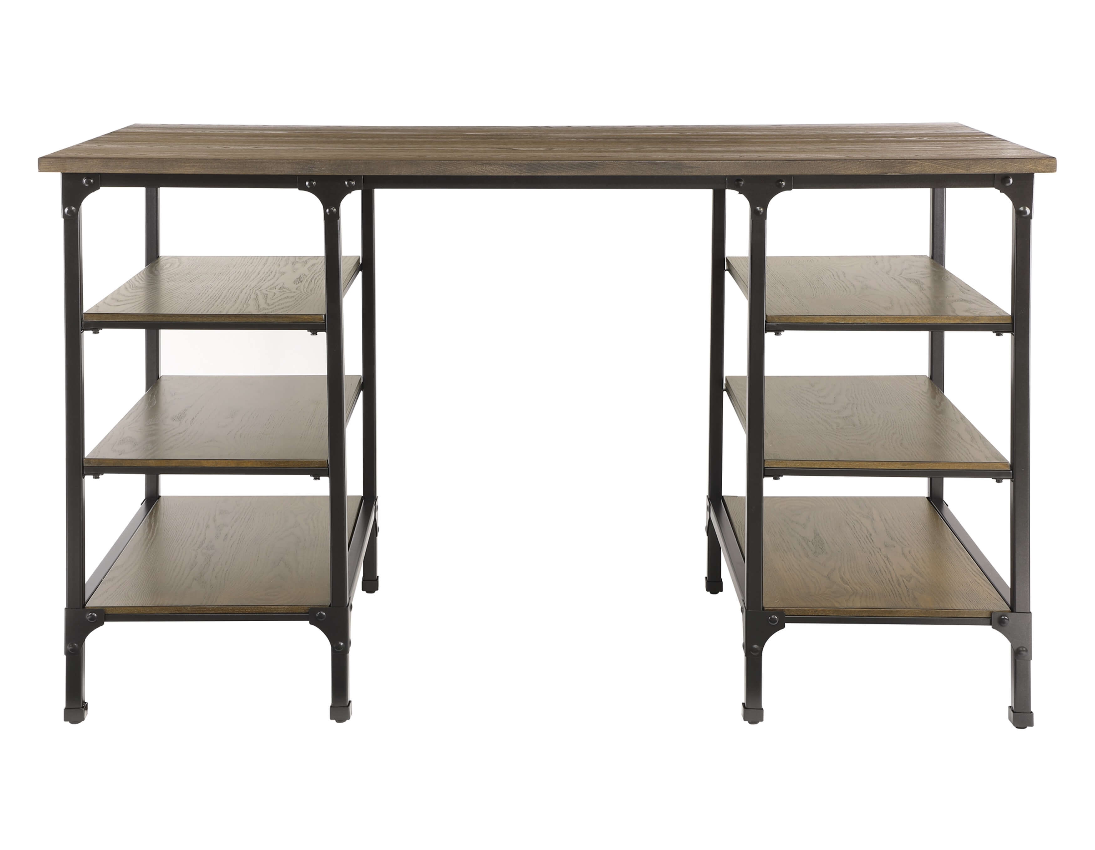 Millwood Industrial Wood Counter Height Writing Desk
