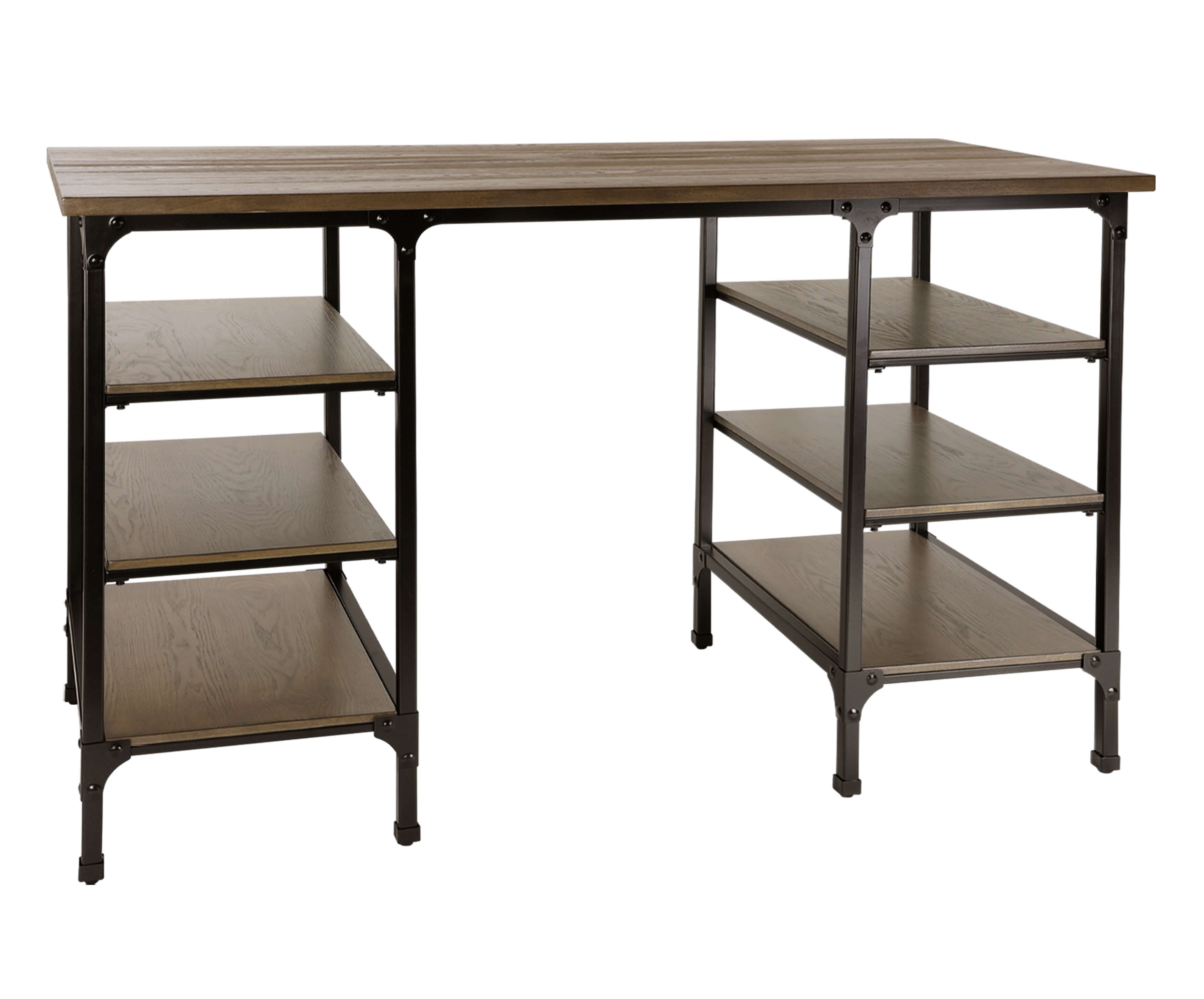 Millwood Industrial Wood Counter Height Writing Desk