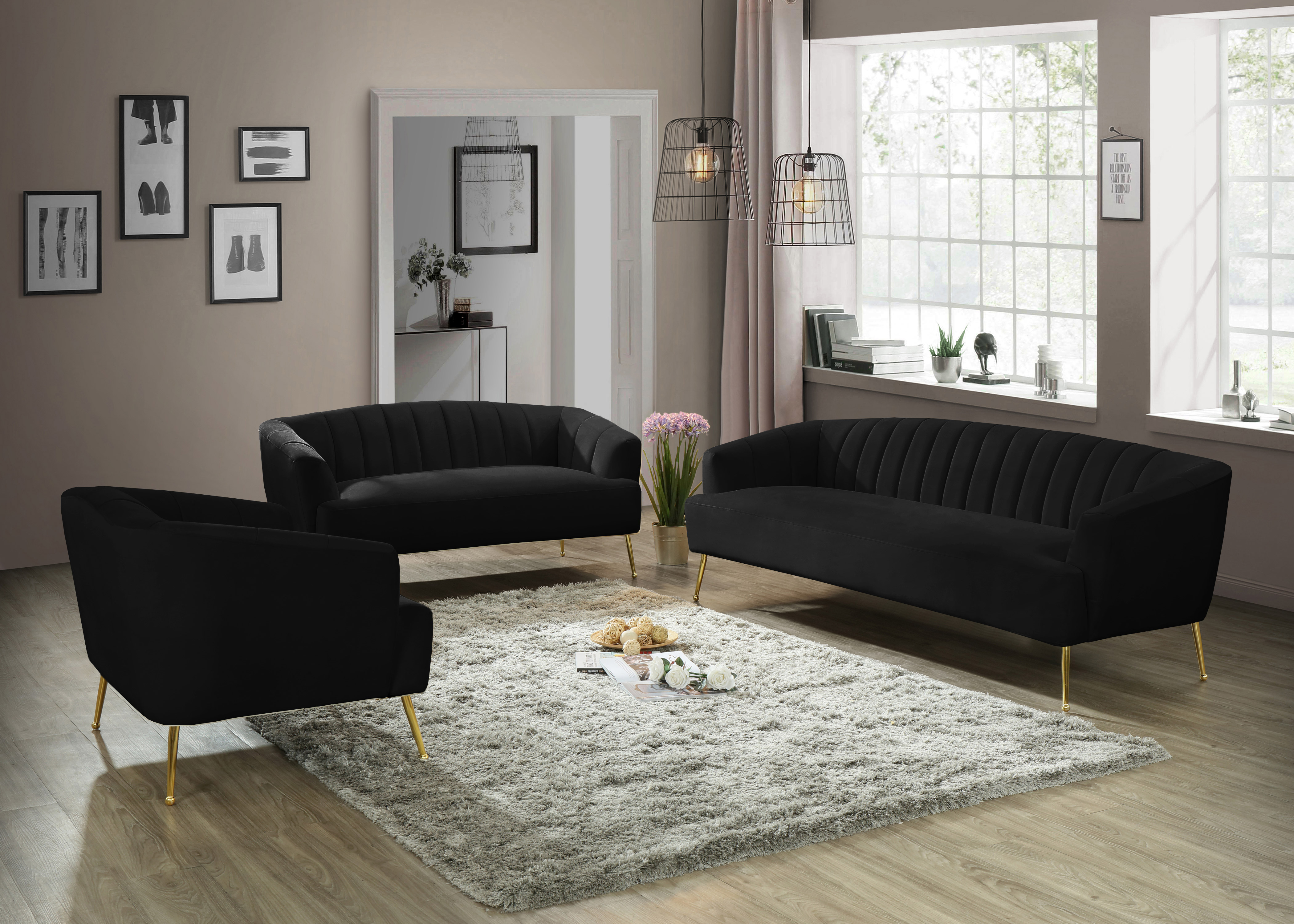 Tori Velvet Sofa