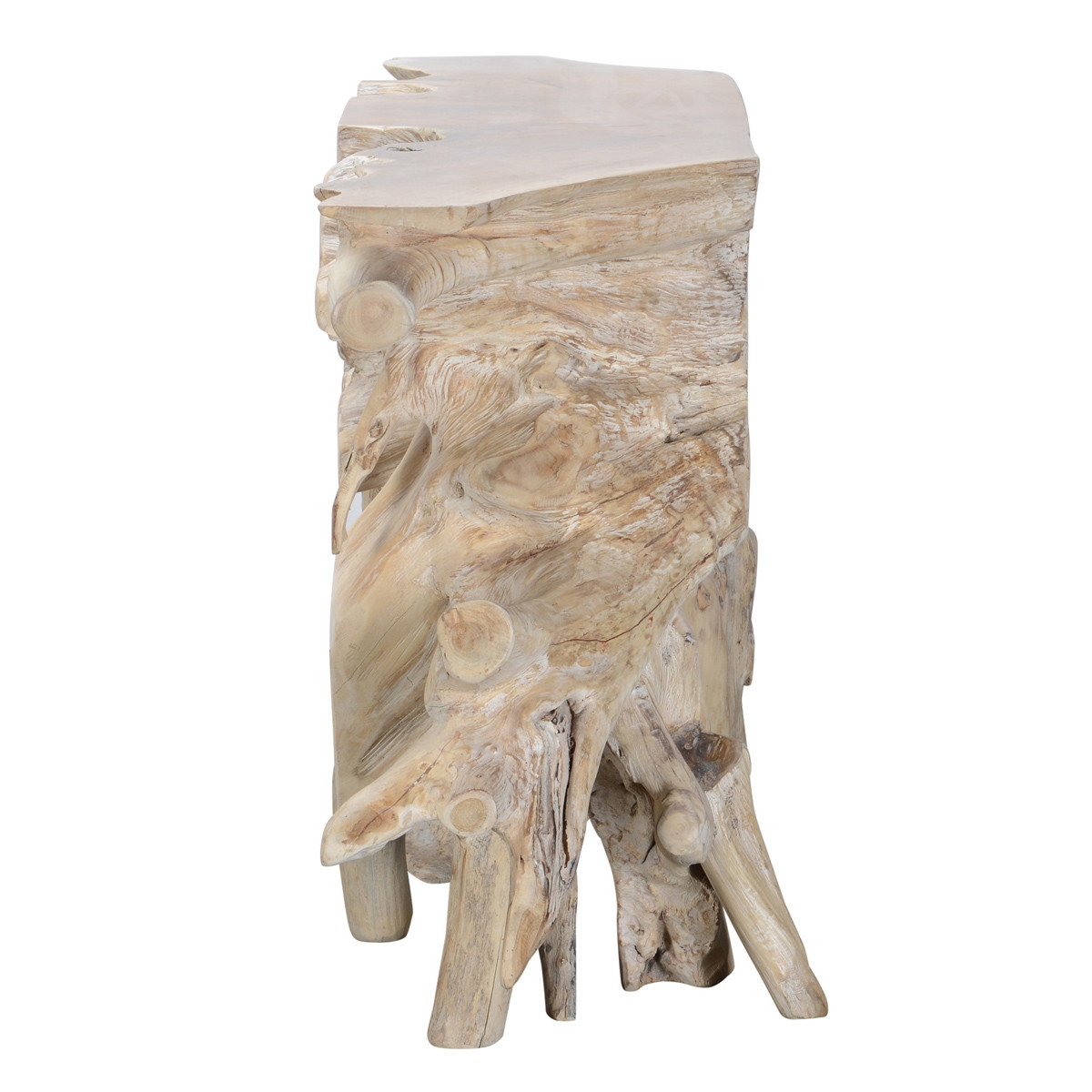 Cypress Wood Root Console Table