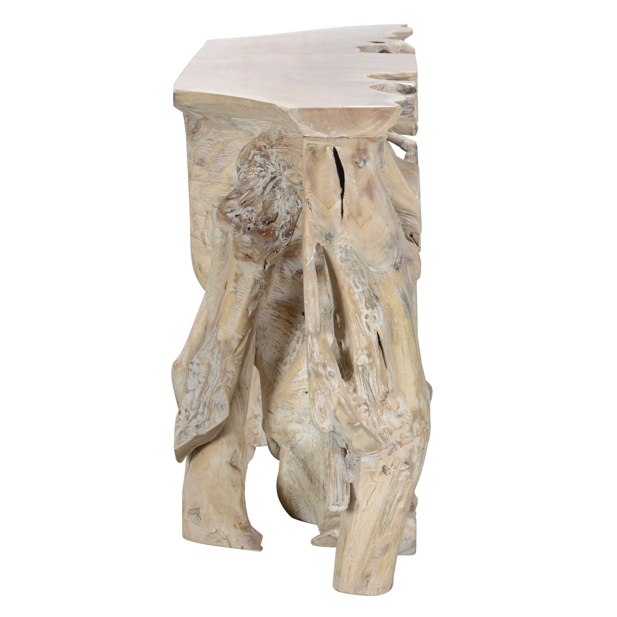 Cypress Wood Root Console Table