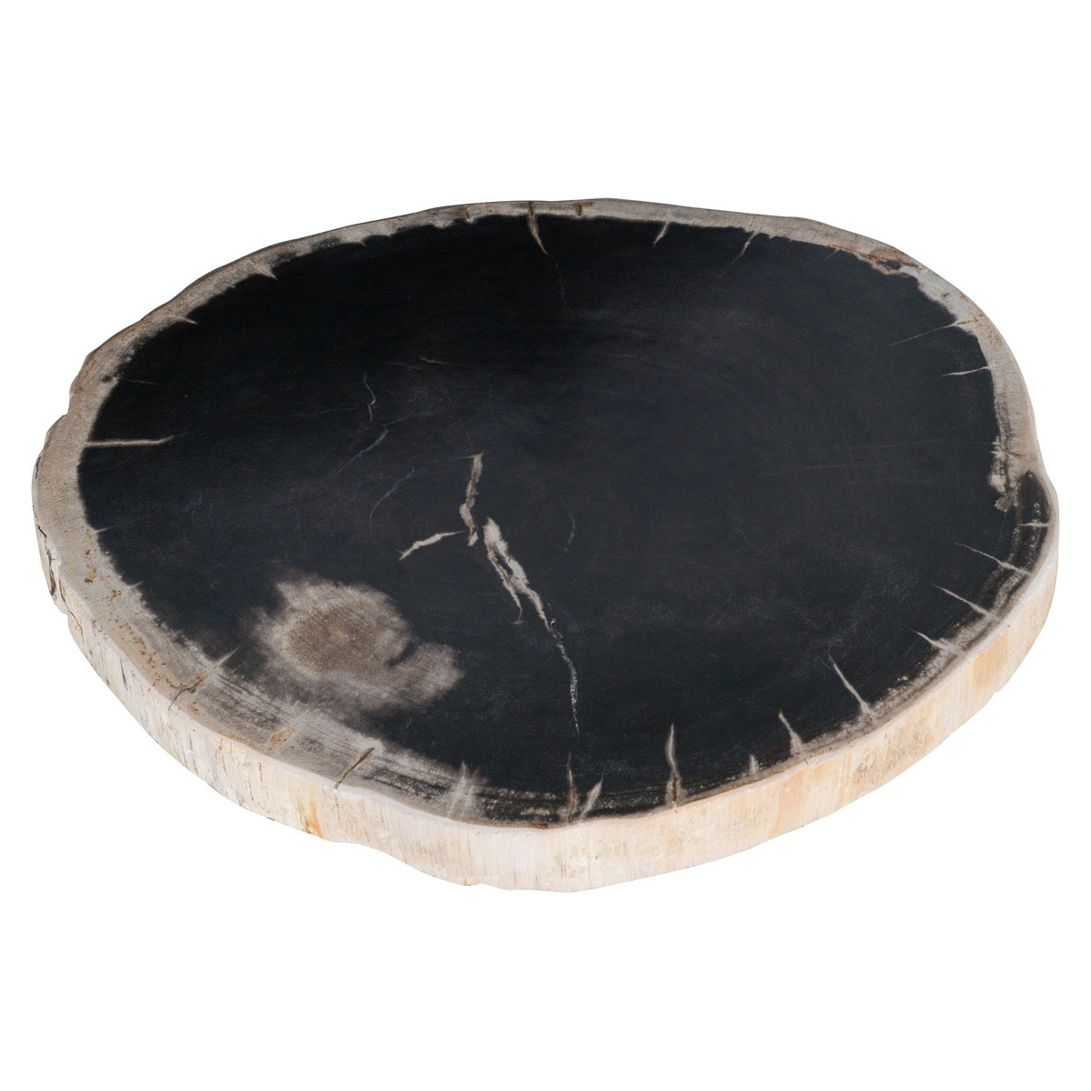 Merlin Wood & Iron Accent Table