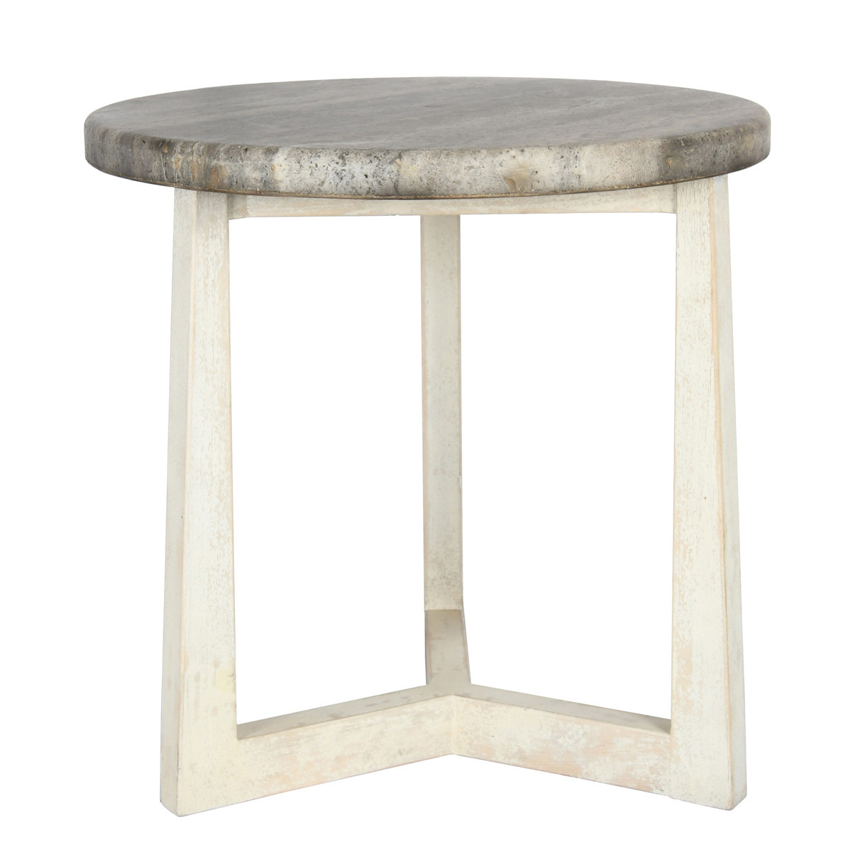 Halden Wood Round End Table