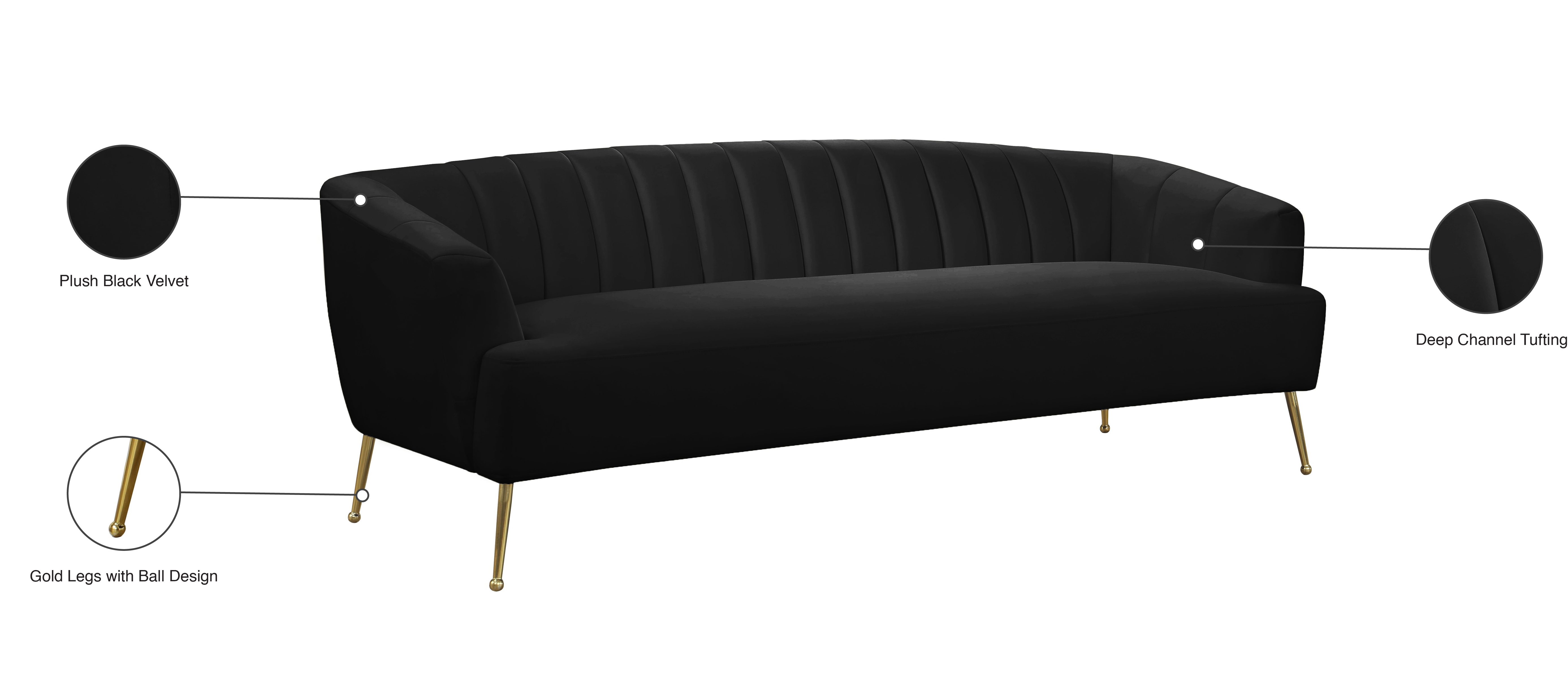 Tori Velvet Sofa