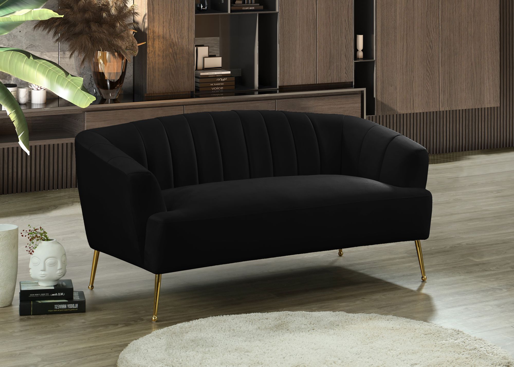 Tori Velvet Loveseat