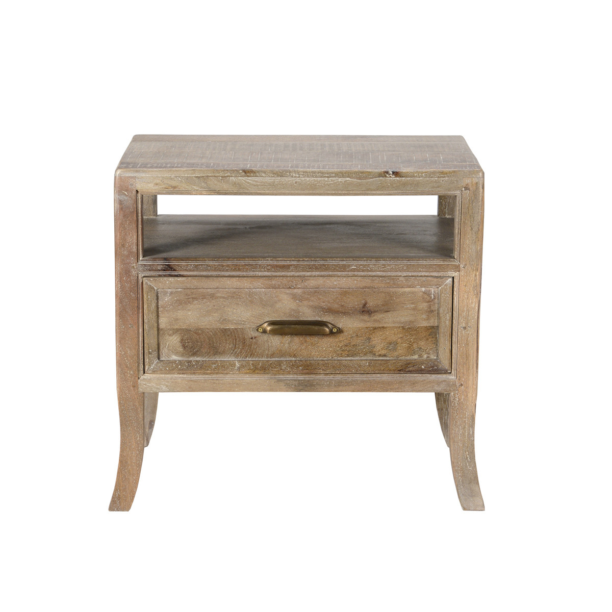 Francesca 1-Drawer Wood Nightstand