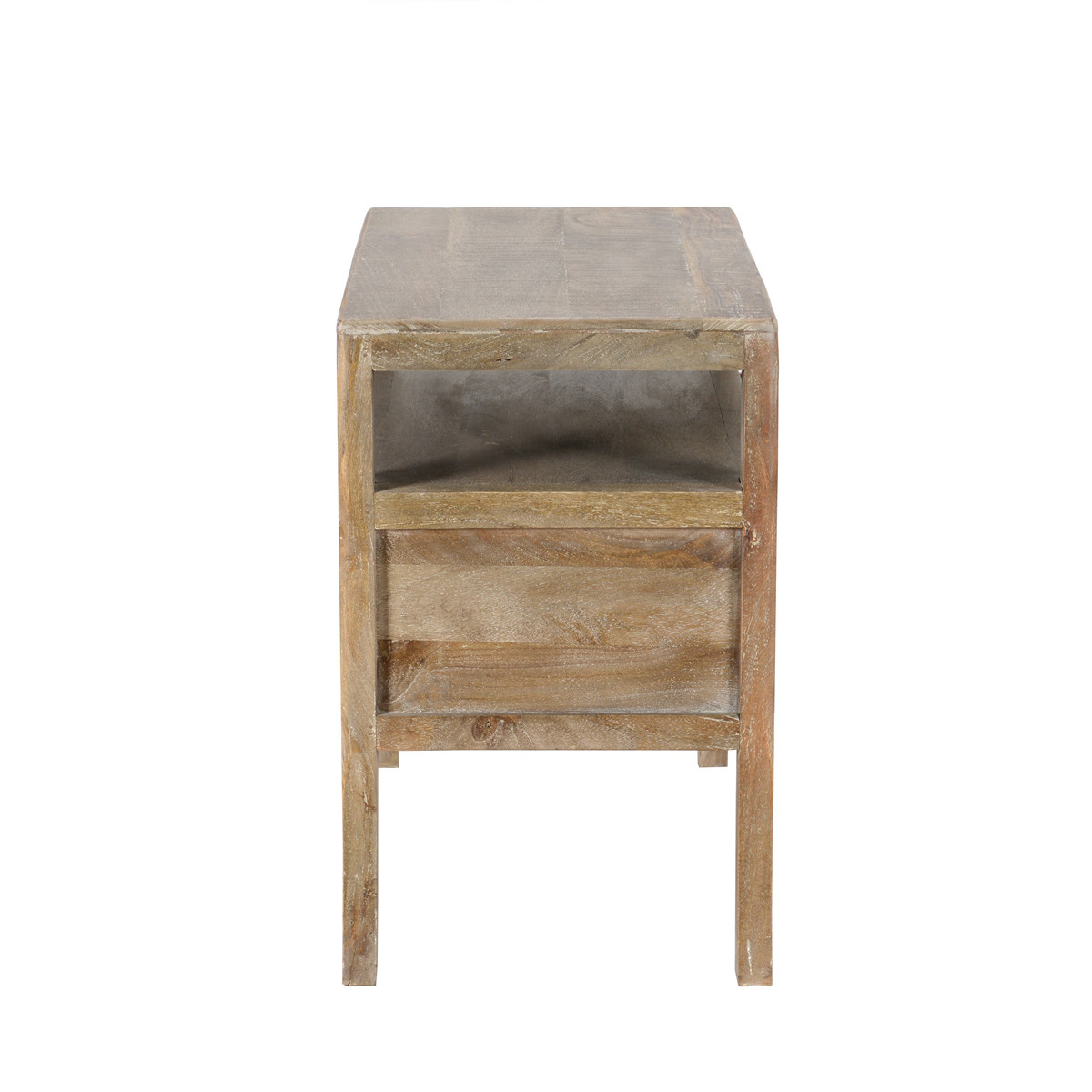 Francesca 1-Drawer Wood Nightstand