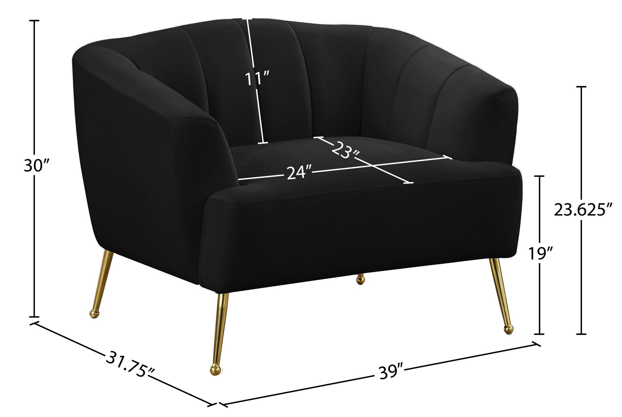 Tori Velvet Chair
