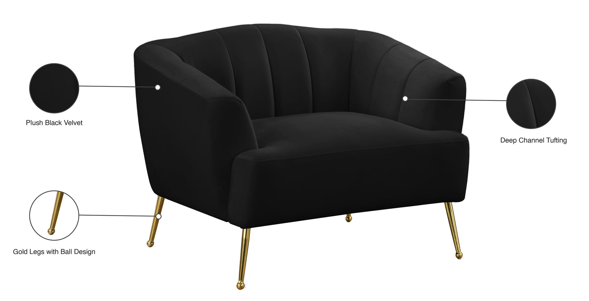 Tori Velvet Chair