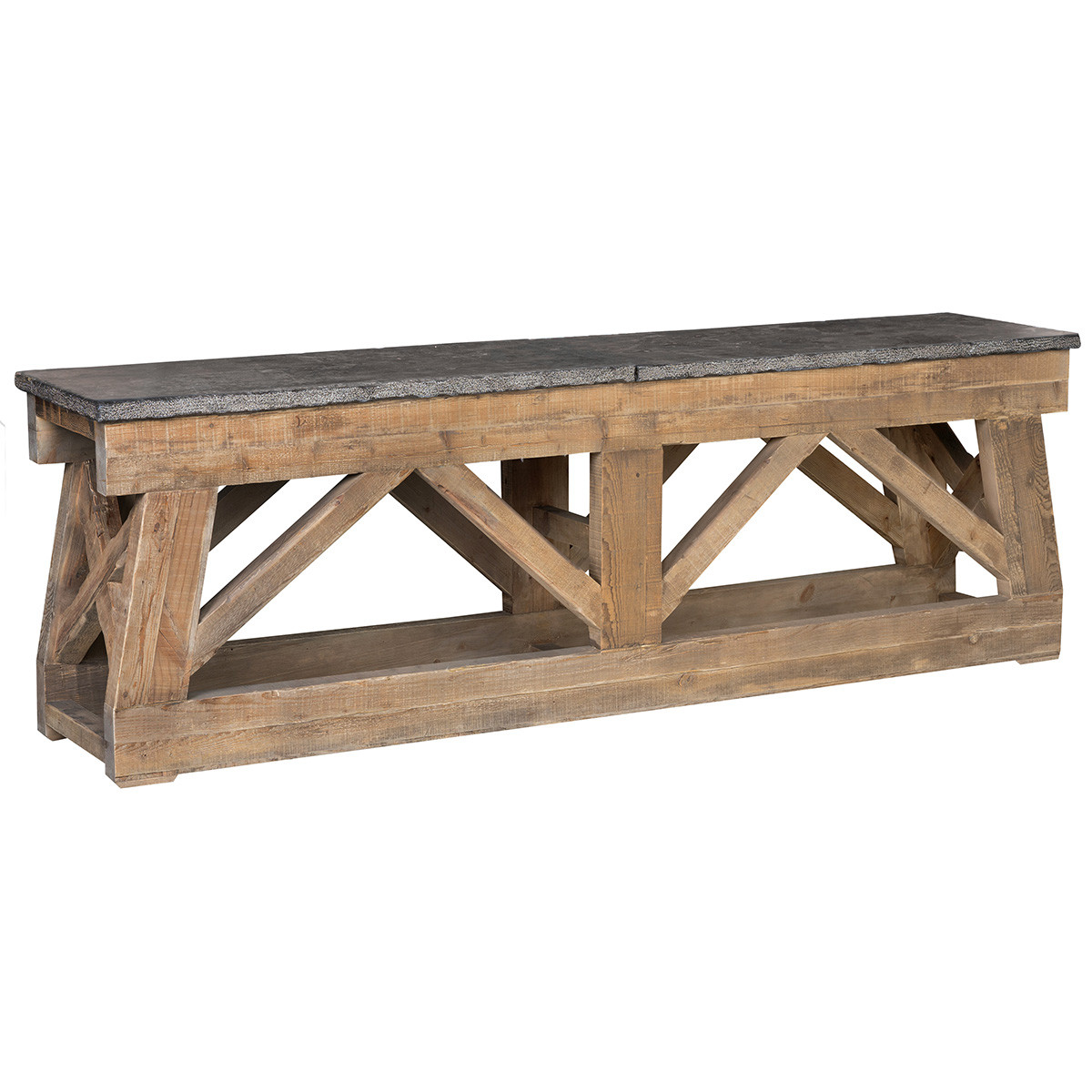Marbella Wood/Stone Console Table
